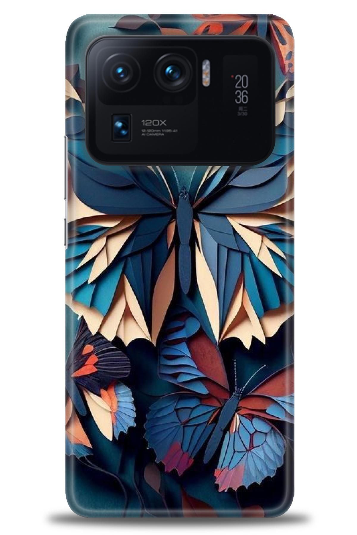 CooperTech Xiaomi Mi 11 Ultra İle Uyumlu HD Baskılı Desenli Silikon Kılıf - 521
