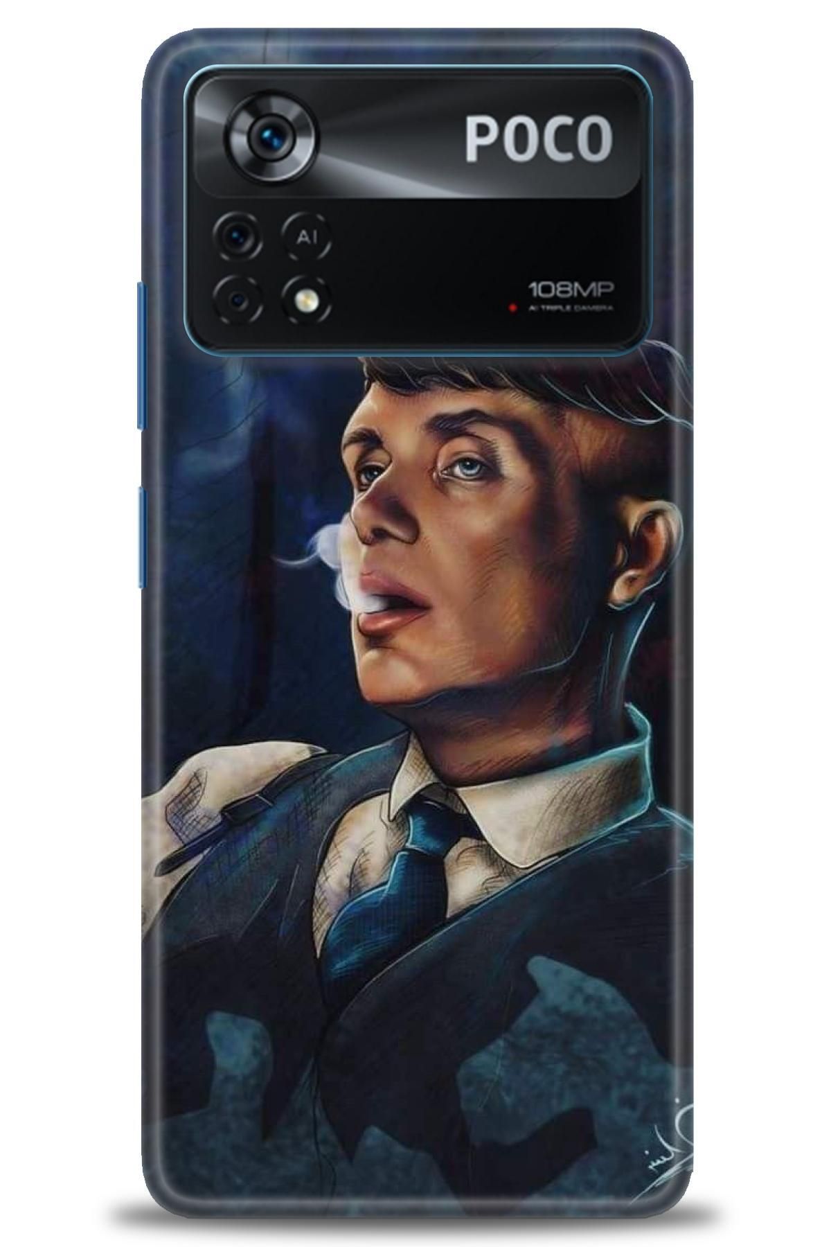 CooperTech Xiaomi Poco X4 Pro 5G İle Uyumlu HD Baskılı Desenli Silikon Kılıf - 641