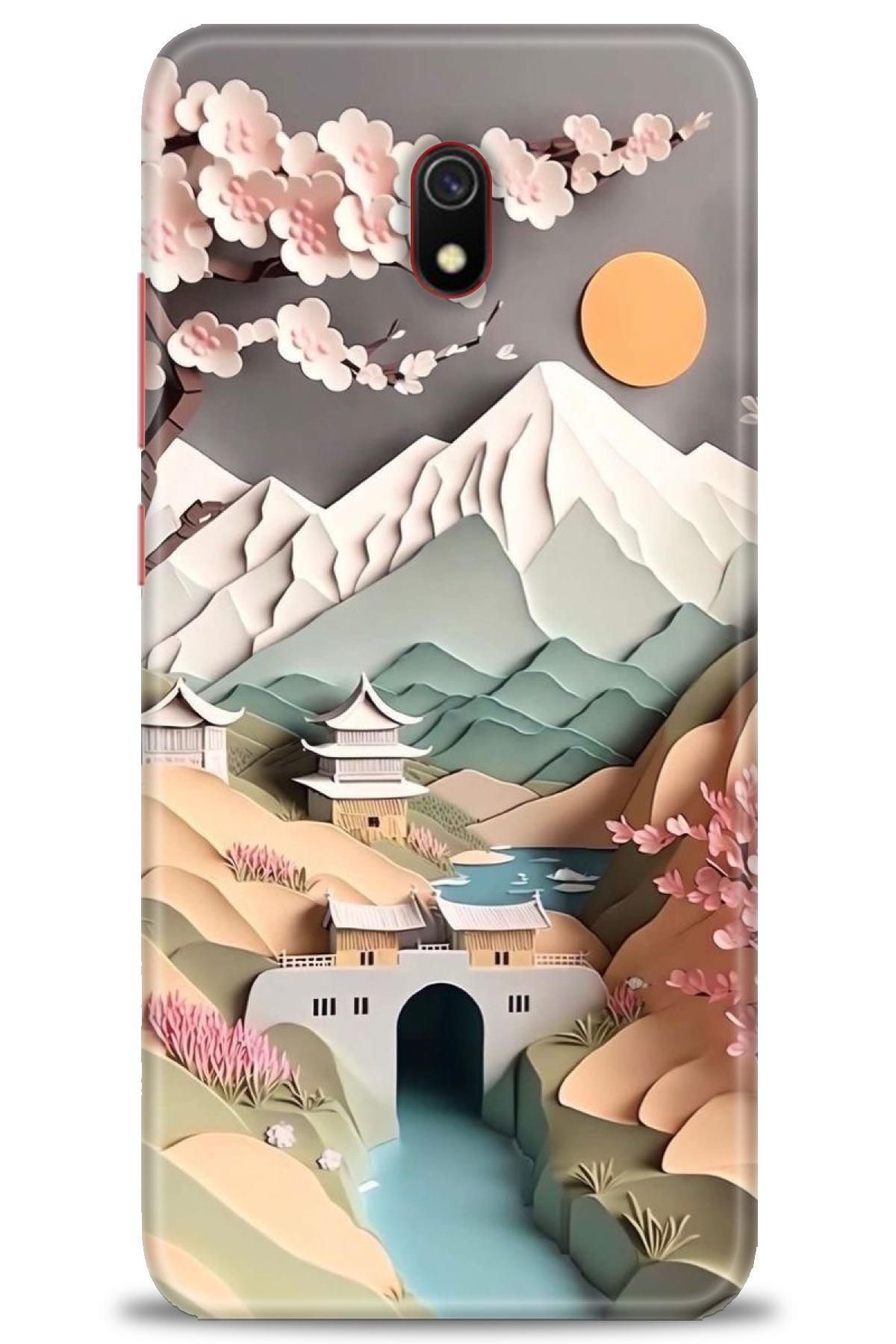 CooperTech Xiaomi Redmi 8A İle Uyumlu HD Baskılı Desenli Silikon Kılıf - 321