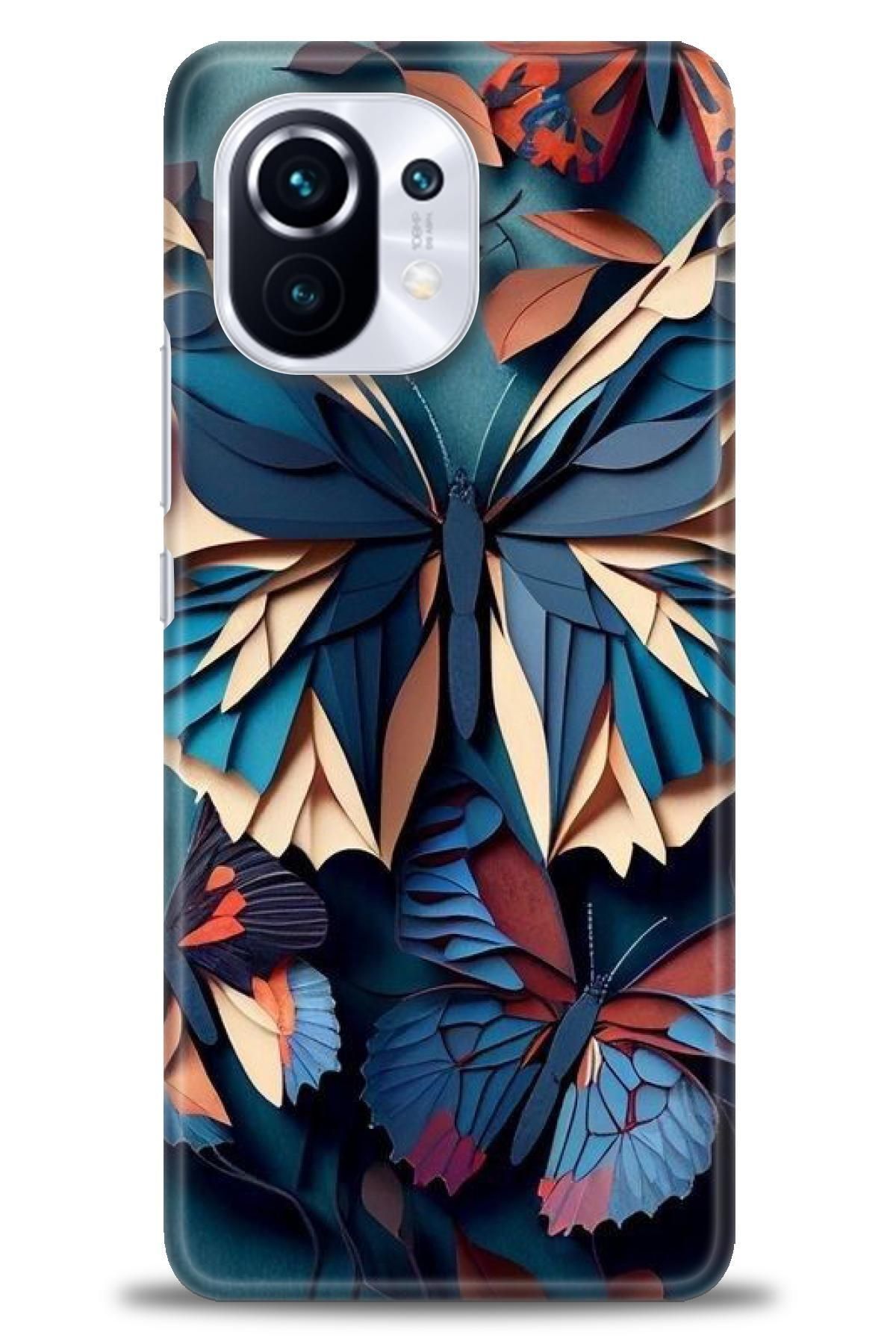 CooperTech Xiaomi Mi 11 İle Uyumlu HD Baskılı Desenli Silikon Kılıf - 521