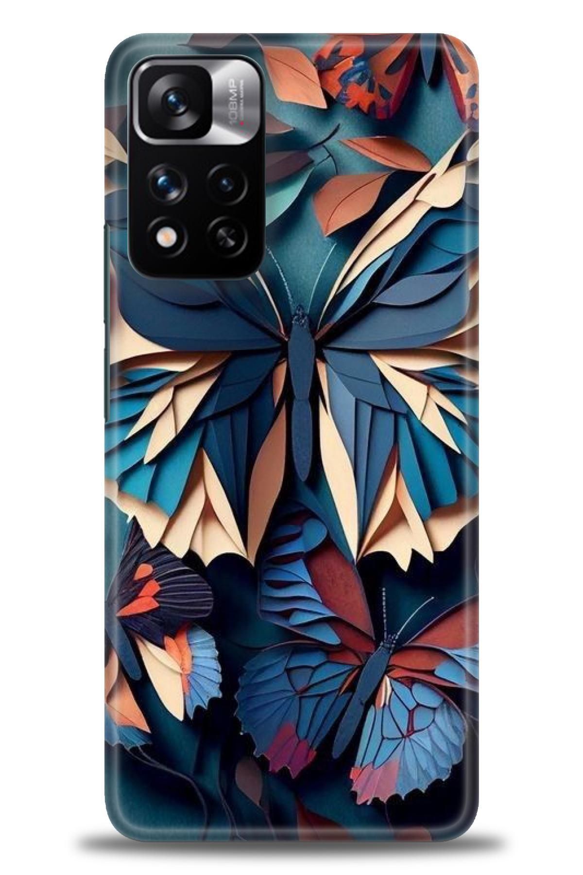 CooperTech Xiaomi Redmi Note 11 Pro Plus İle Uyumlu HD Baskılı Desenli Silikon Kılıf - 521