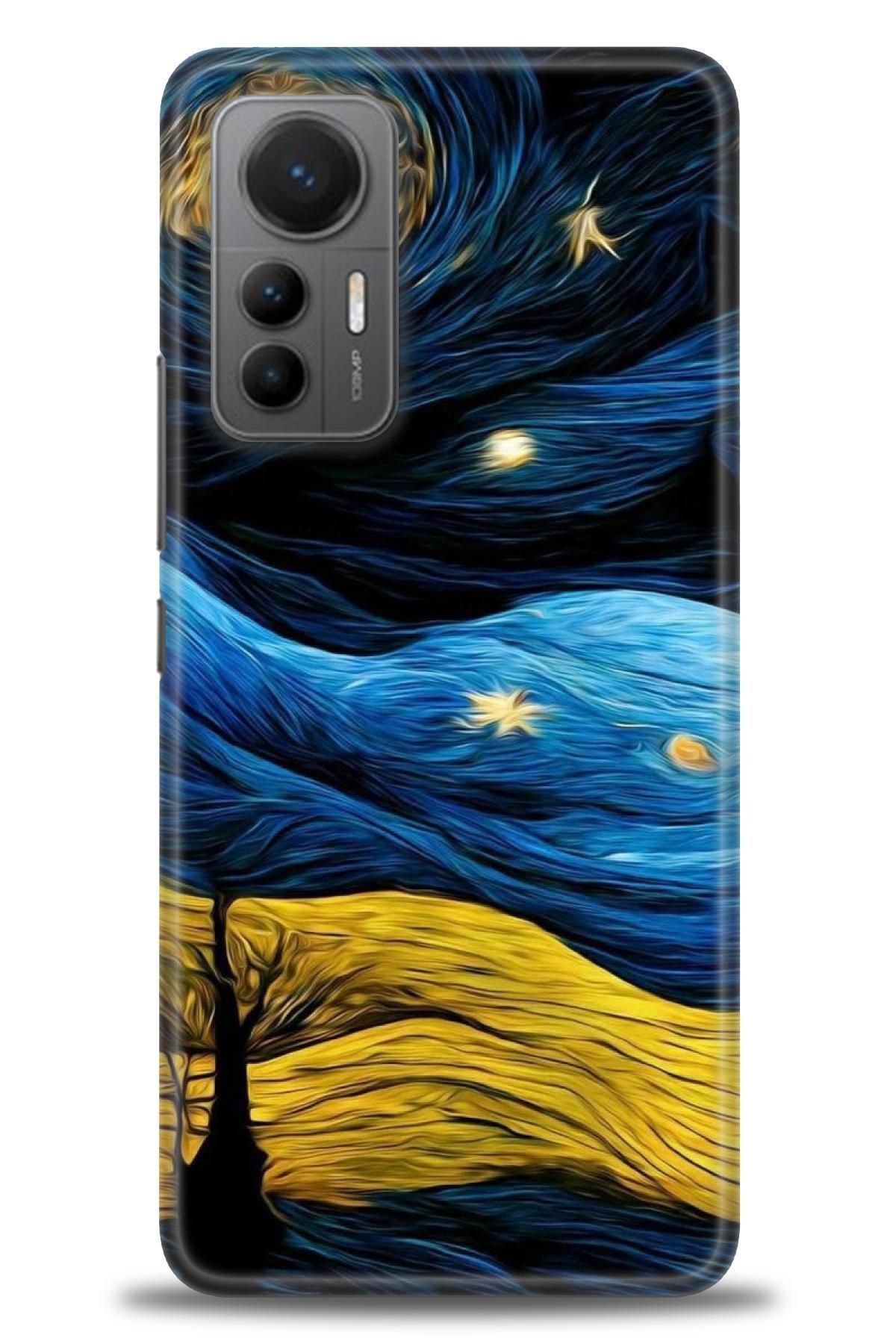 CooperTech Xiaomi Mi 12 Lite İle Uyumlu HD Baskılı Desenli Silikon Kılıf - 721