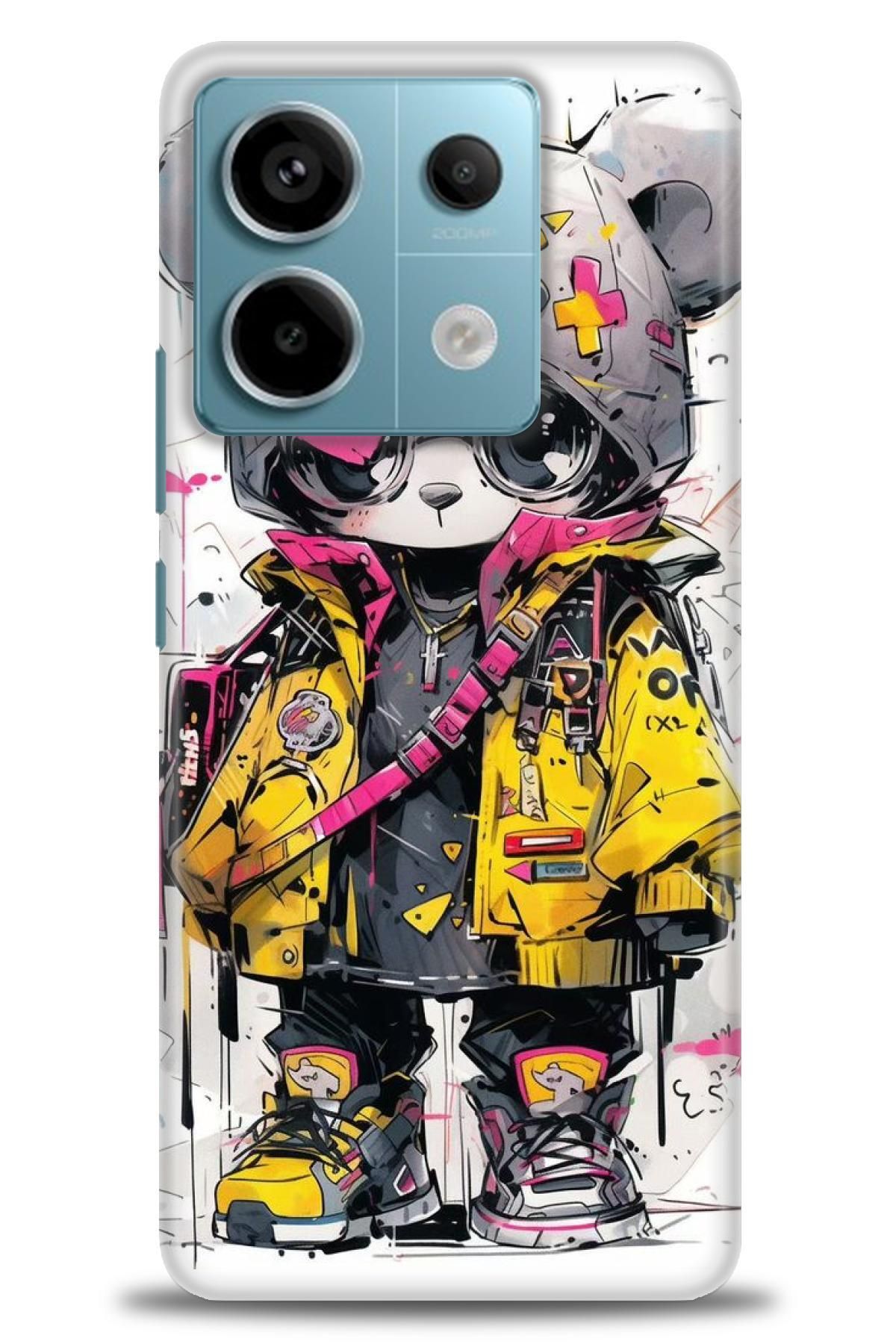 CooperTech Xiaomi Redmi Note 13 Pro 5G İle Uyumlu HD Baskılı Desenli Silikon Kılıf - 361