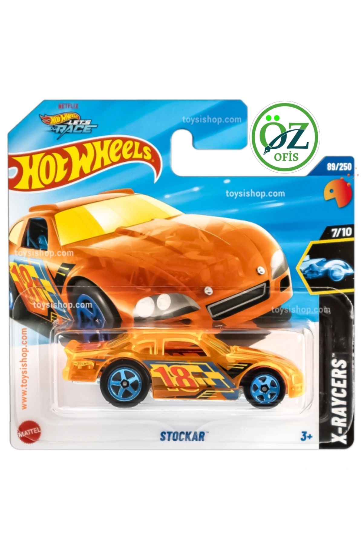 HOT WHEELS 2025 E Case Netflix Stockar
