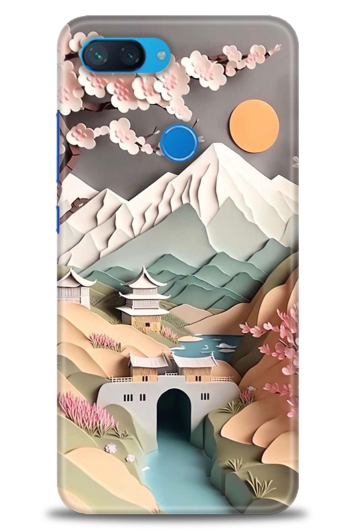 CooperTech Xiaomi Mi 8 Lite İle Uyumlu HD Baskılı Desenli Silikon Kılıf - 321