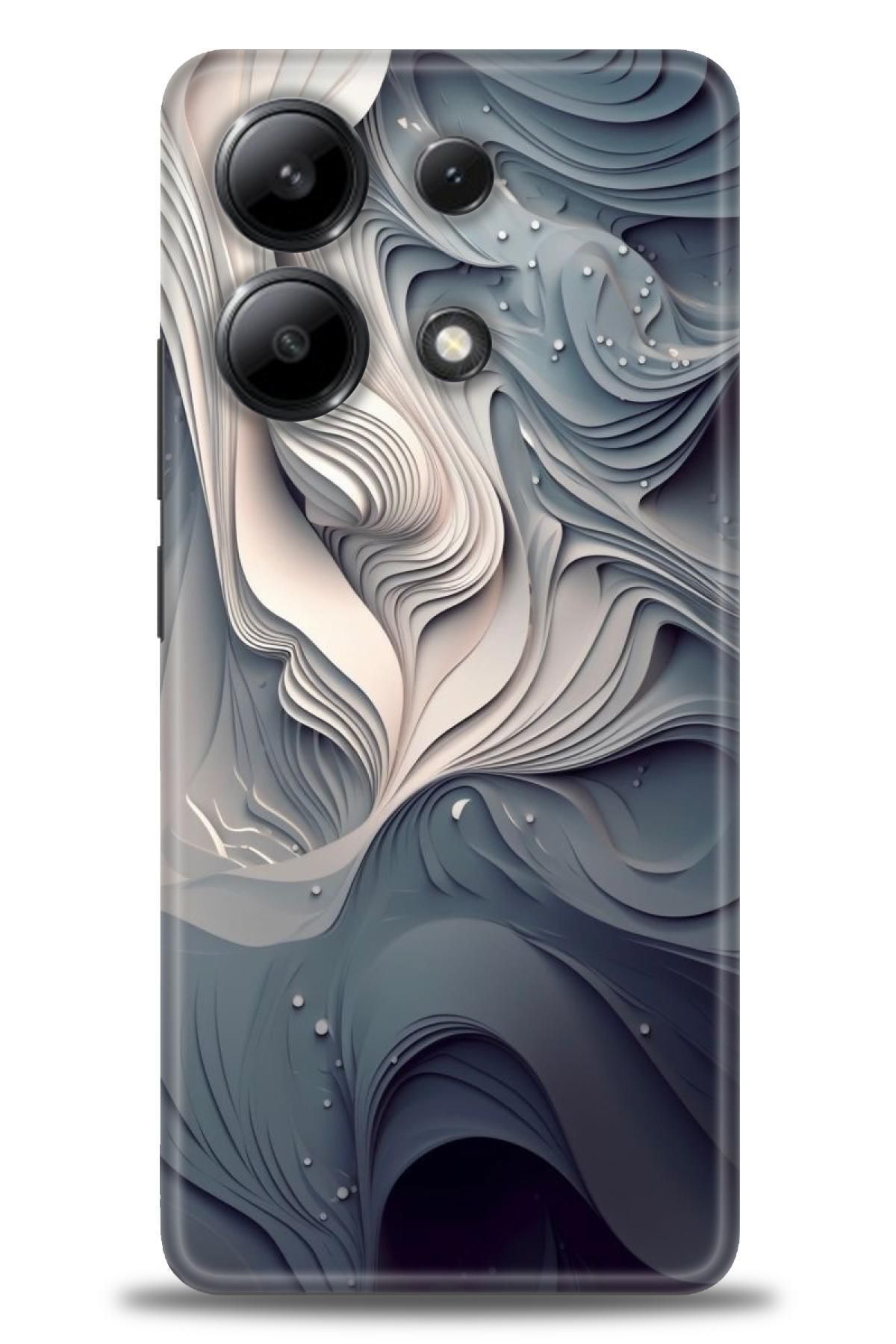 CooperTech Xiaomi Redmi Note 13 4G İle Uyumlu HD Baskılı Desenli Silikon Kılıf - 221