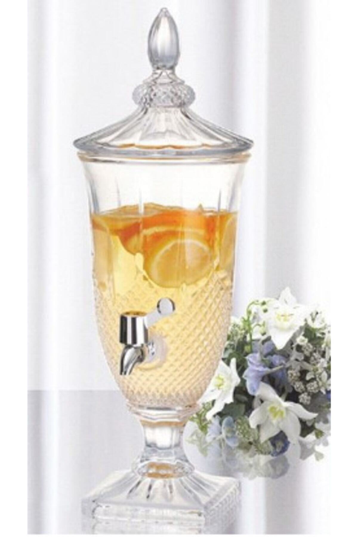 BİEV Musluklu Cam Sebil Limonatalık 2 Litre