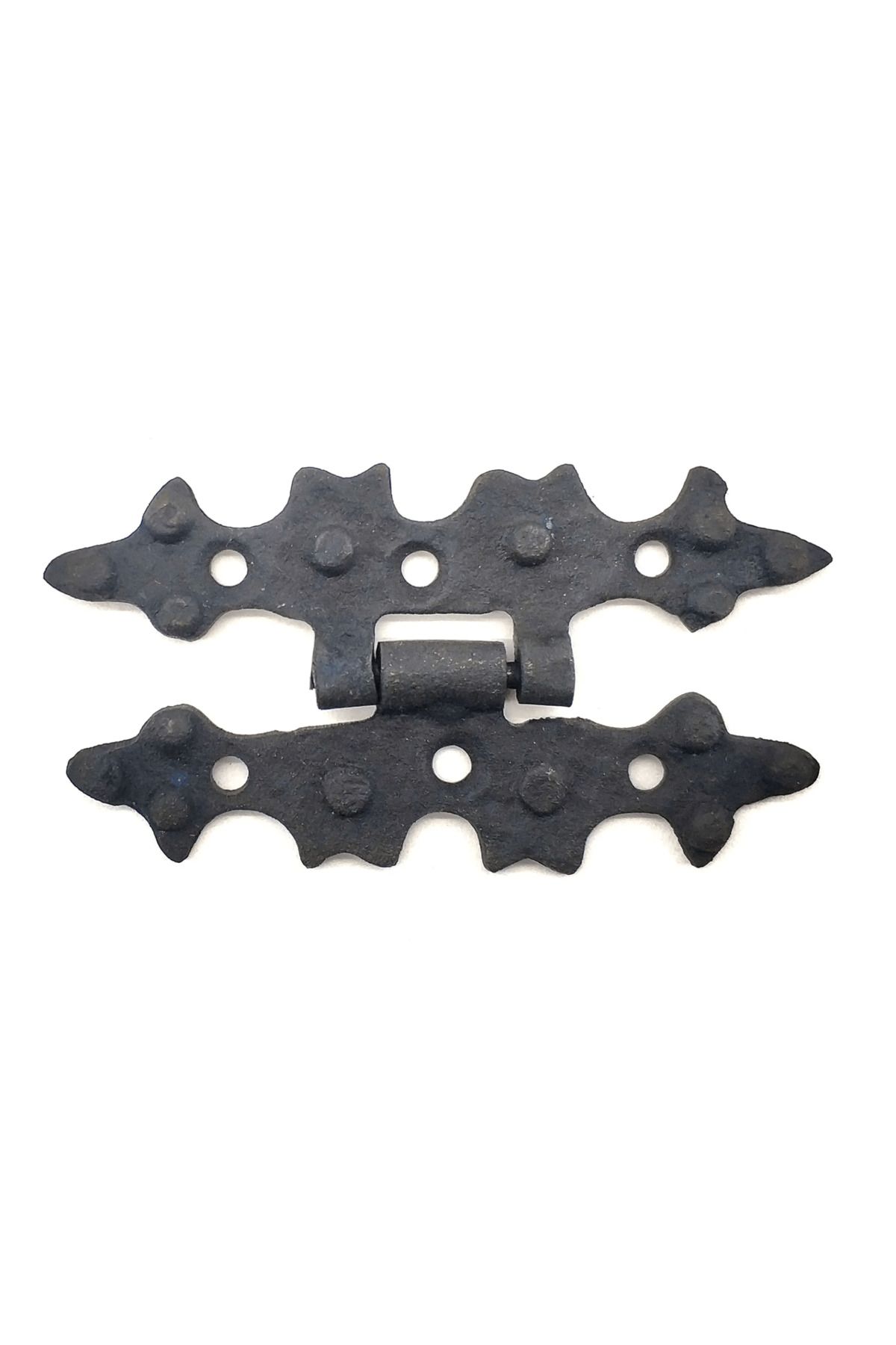 NEZADE STORE Antika Tarz Dekoratif Pirinç Yıldız Menteşe - 84x44 Mm, Oksit - Lisinya
