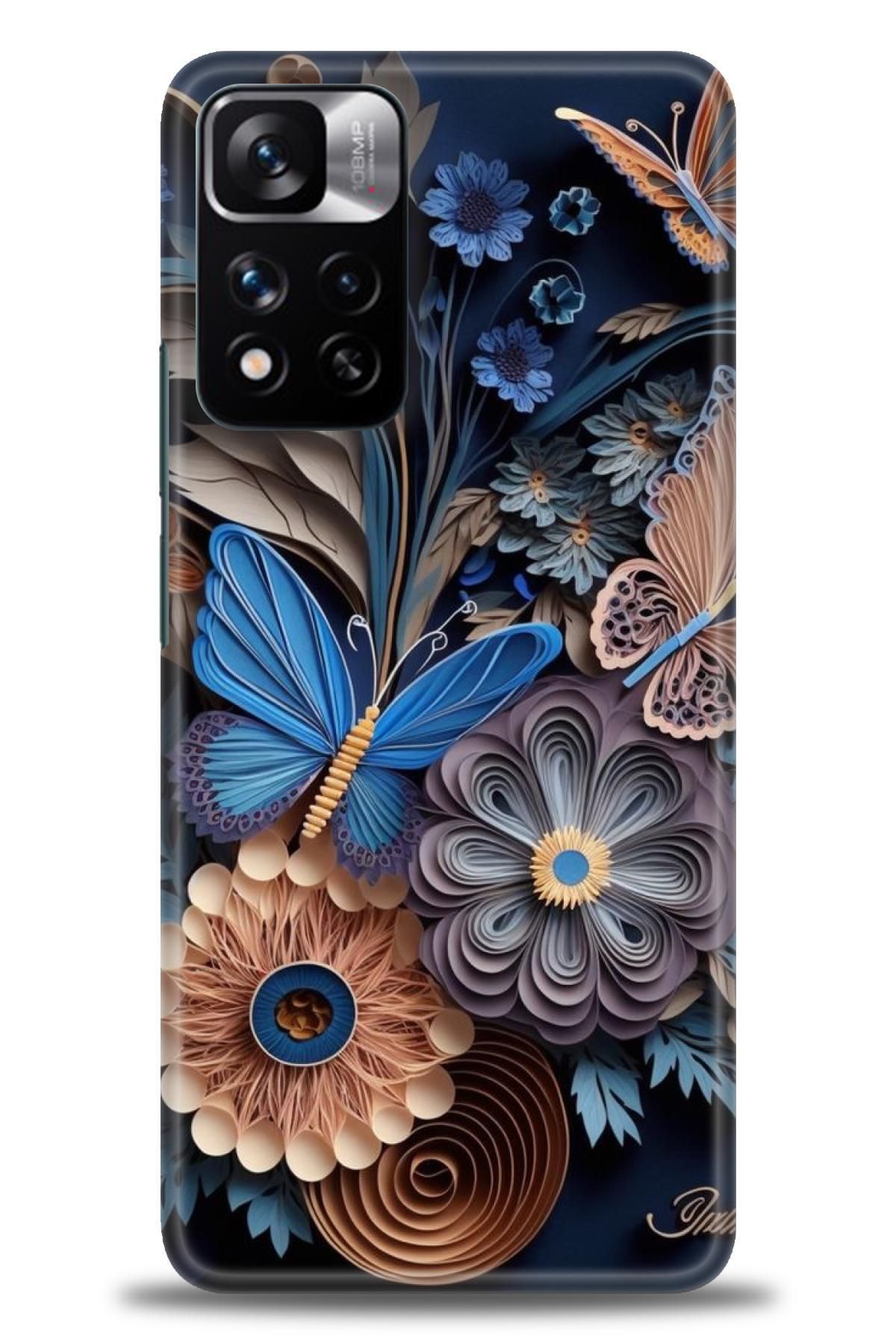 CooperTech Xiaomi Redmi Note 11 Pro Plus İle Uyumlu HD Baskılı Desenli Silikon Kılıf - 351