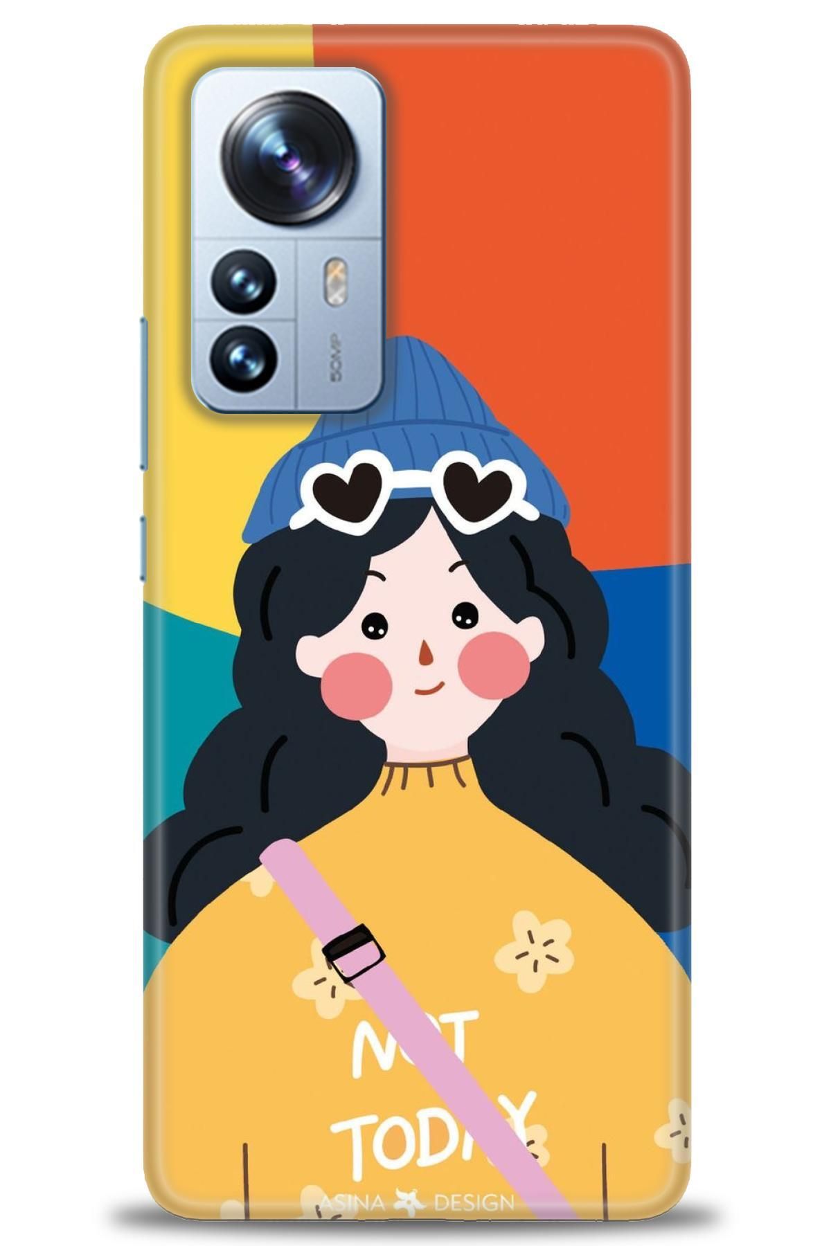 CooperTech Xiaomi Mi 12 Pro İle Uyumlu HD Baskılı Desenli Silikon Kılıf - 791