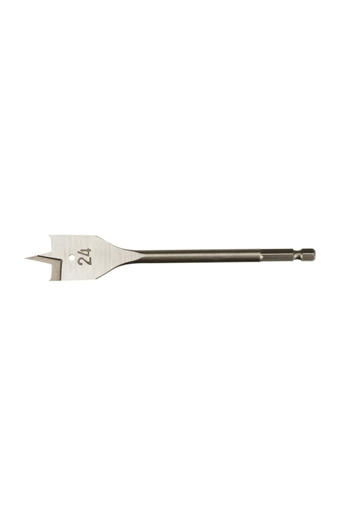 Kuzgun Ticaret Yaprak Tip Ahşap Matkap Ucu 24x405mm - Hex Saplı - Lisinya