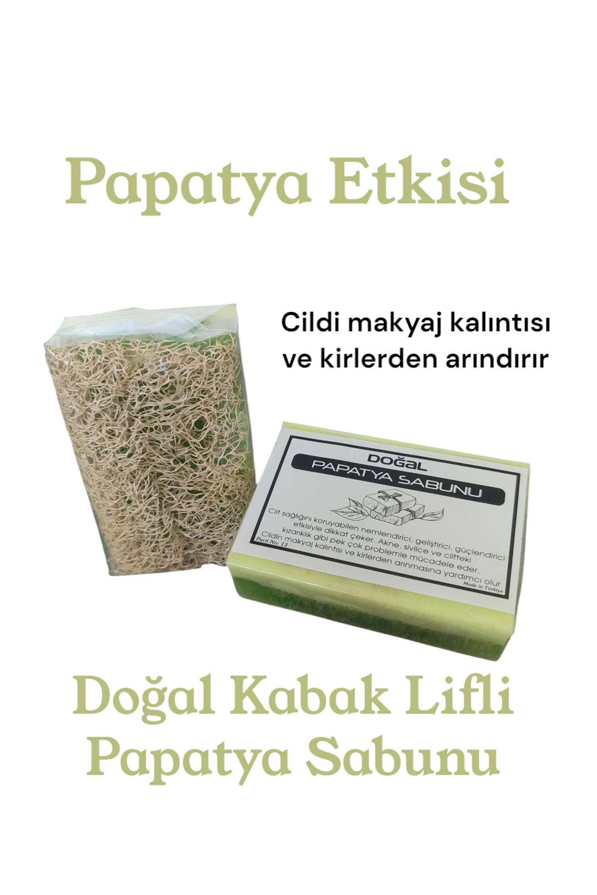 dnils Doğal Kabak Lifli Papatya Sabunu