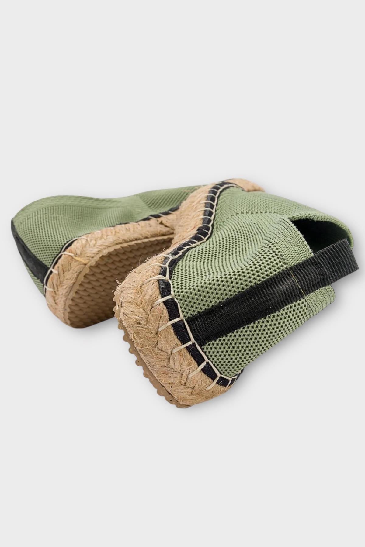 Liger-Unisex Handmade Knitwear Espadrille Khaki 6