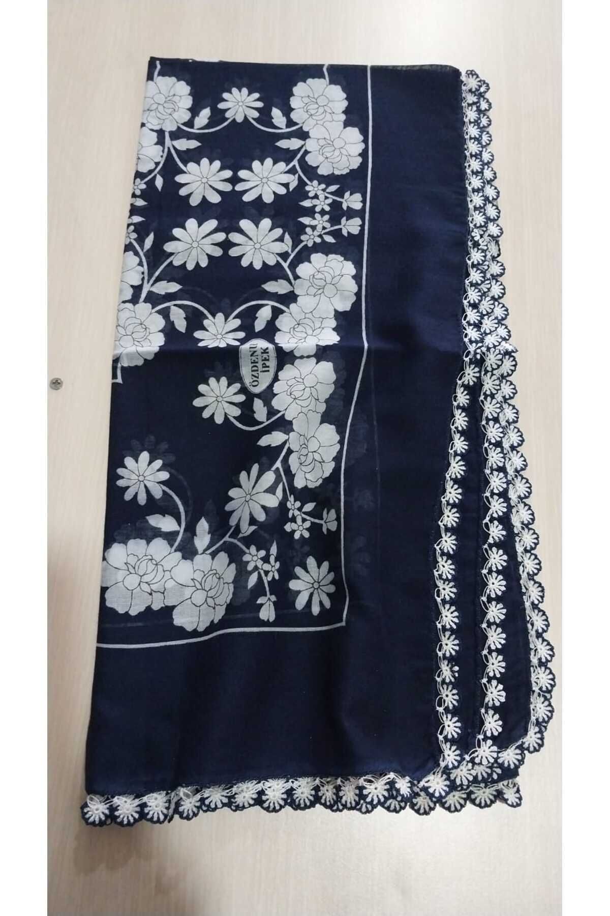 Papatyam El işi Tığ Oyalı Yazma/Tığ İşi Yazma/Vintage/Çeyizlik Yemeni/100x100/Pamuklu