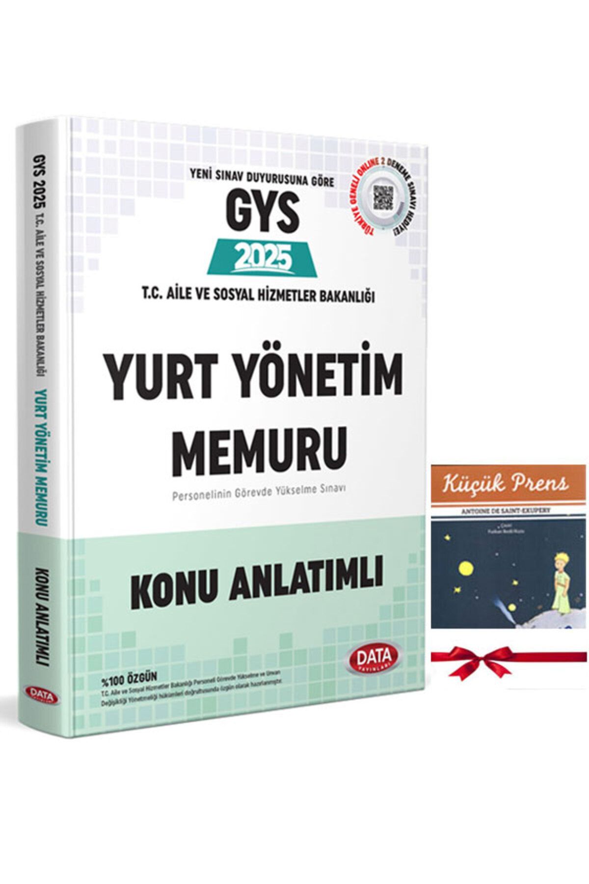 Data Yayınları 2025 GYS Aile Sosyal Hizmetler Bakanlığı YURT YÖNETİM MEMURU Görevde Yükselme Sınavı Hazırlık Kitabı