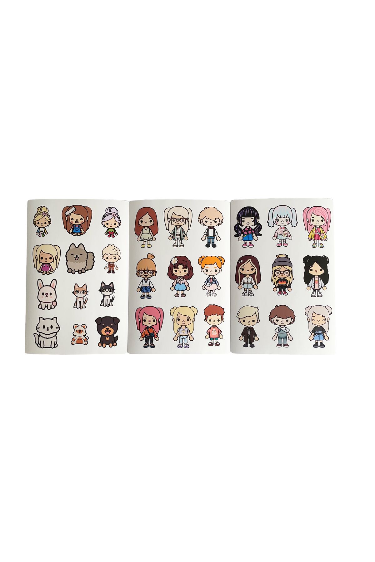 Papağan Toca Boca Büyük Sticker 3’lü