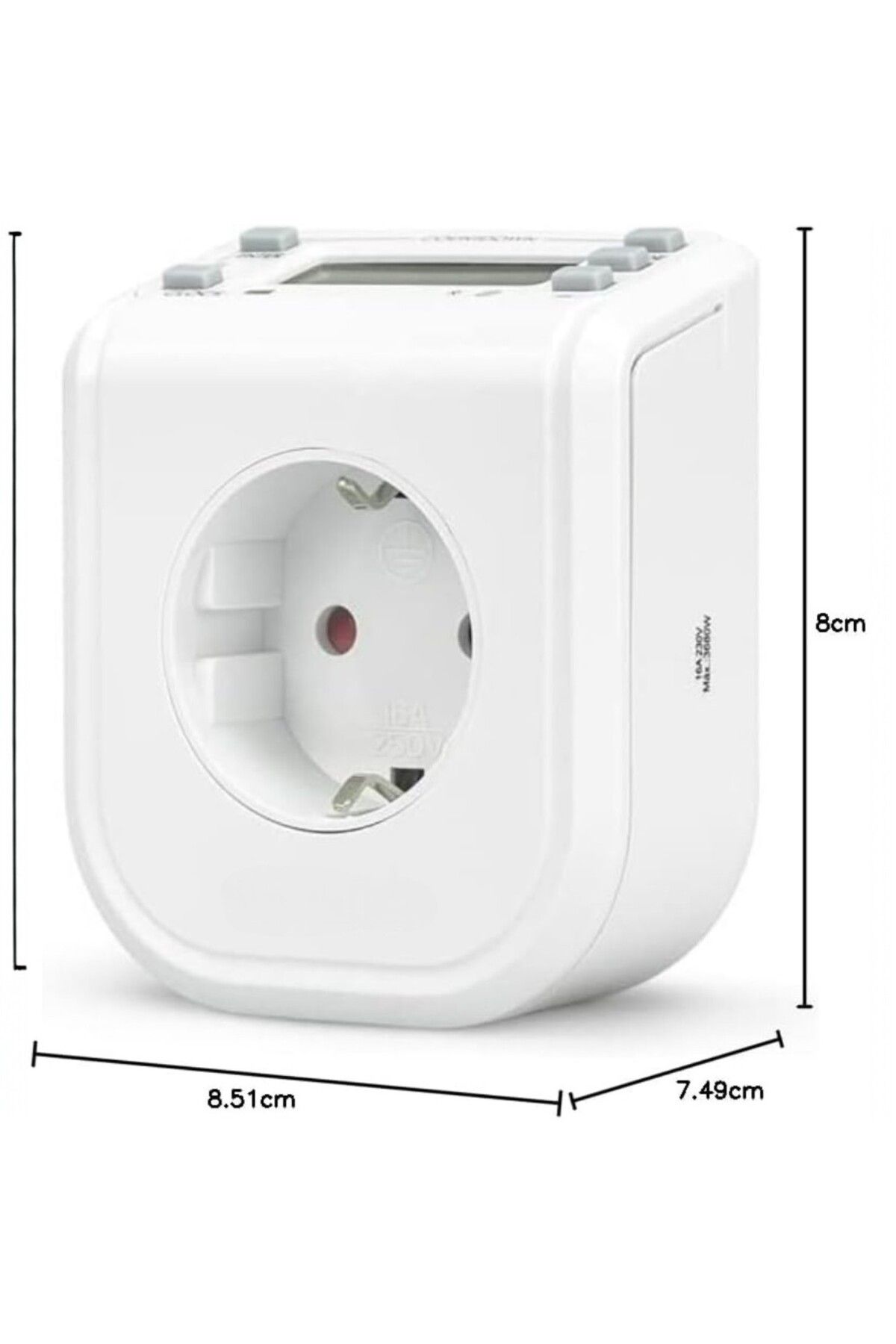 Ucuz Geldi-3 Digital Timed Sockets |   Cata Time Clock Socket with Weekly Schedule |   Aquarium Compatible |   16A 5