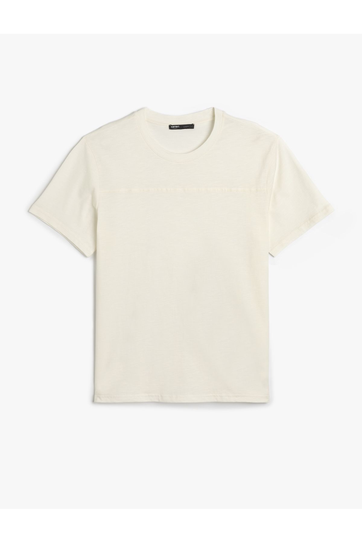Koton Yeni Sezon Kısa Kollu Pamuklu Bisiklet Yaka Basic Slim Fit Tişört