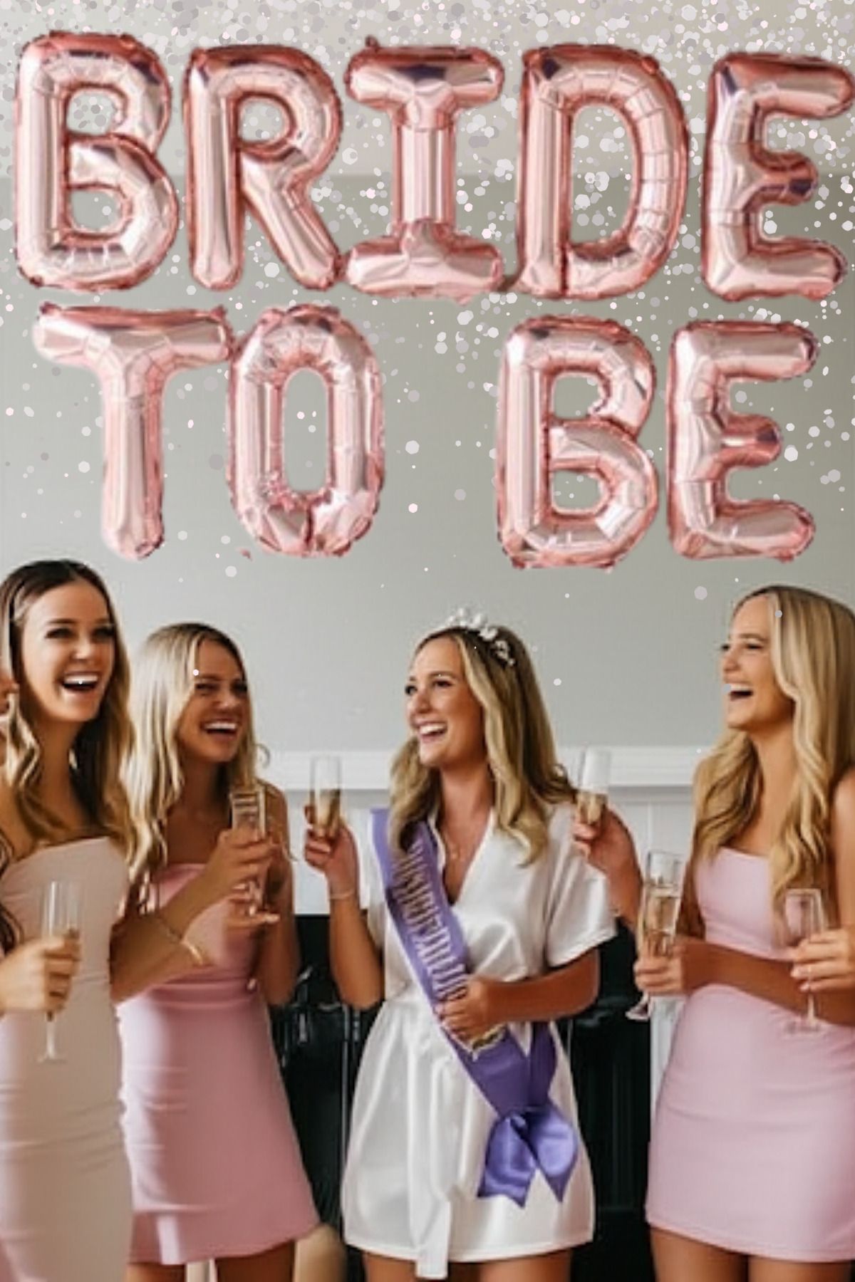 Baloncu Dede Bride To Be Yazılı Folyo Rose Balon Kadın Bekarlığa Veda Gelin Parti Kutlama Malzemeleri