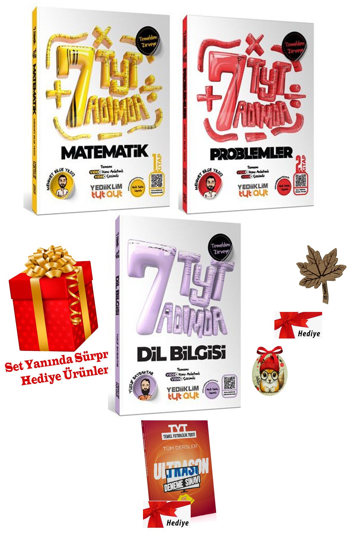 Yediiklim Yayınları 2026 TYT Matematik Dilbilgisi Problemler Temelden Zirveye 7 Adımda Mehmet Bilge Yıldız Konu & Soru