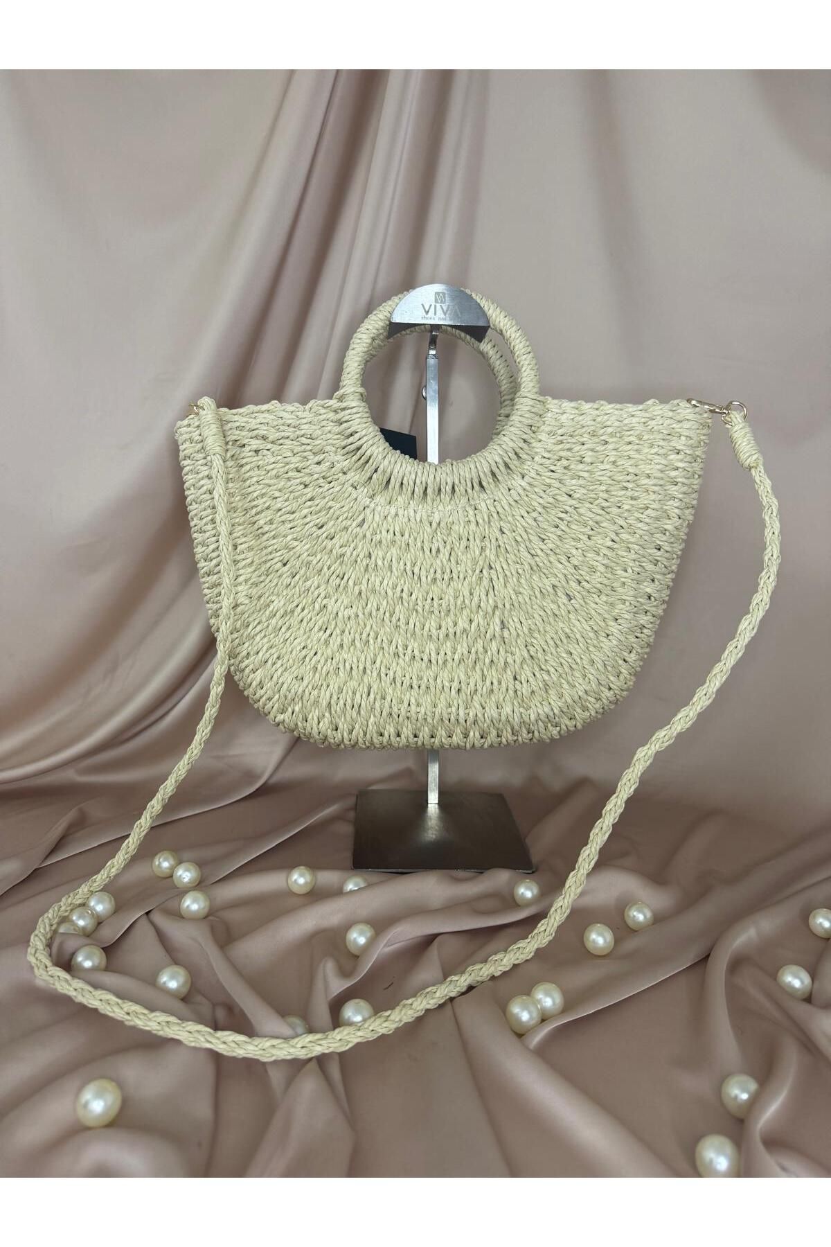 RAMAZAN YARDIMCI BAG COLLECTİON HASIR EL VE OMUZ ÇANTA