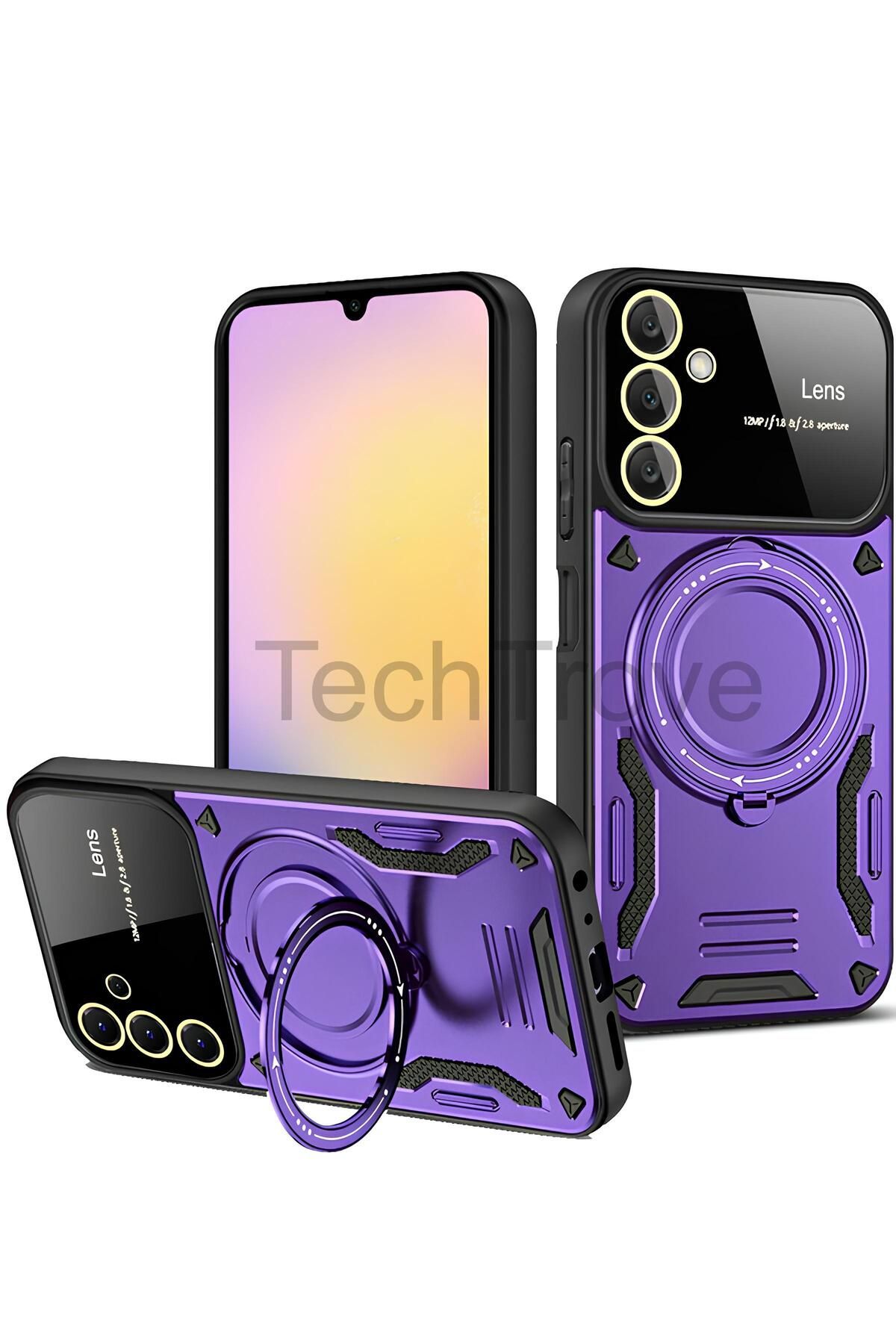TechTrove Samsung Galaxy A26 Kılıf Kamera Korumalı Stand Özellikli Maksimum Darbe Korumalı Kapak
