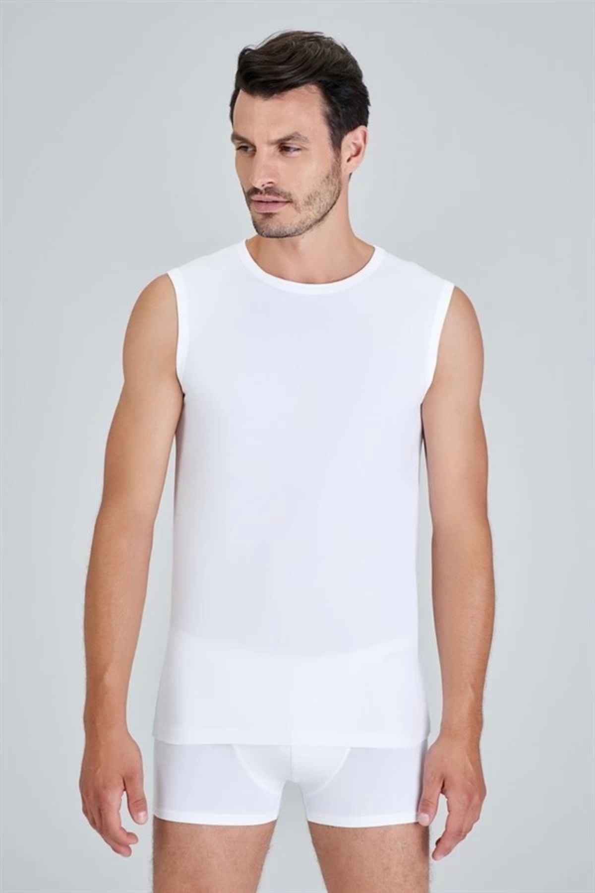 Moda Şahsenem Kom Nick Bisiklet Yaka (2 Li) Atlet