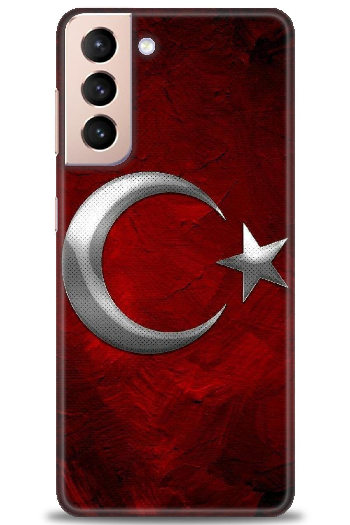 CooperTech Samsung Galaxy S21 İle Uyumlu HD Baskılı Desenli Silikon Kılıf - 1070