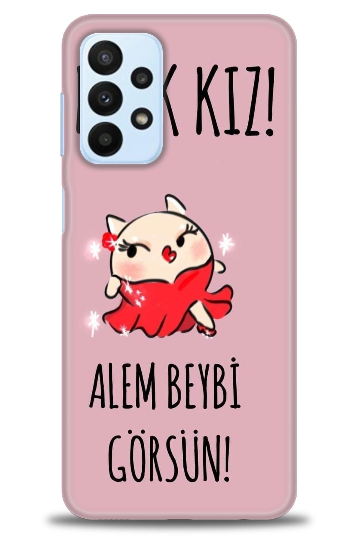 CooperTech Samsung Galaxy A23 4G İle Uyumlu HD Baskılı Desenli Silikon Kılıf - 206