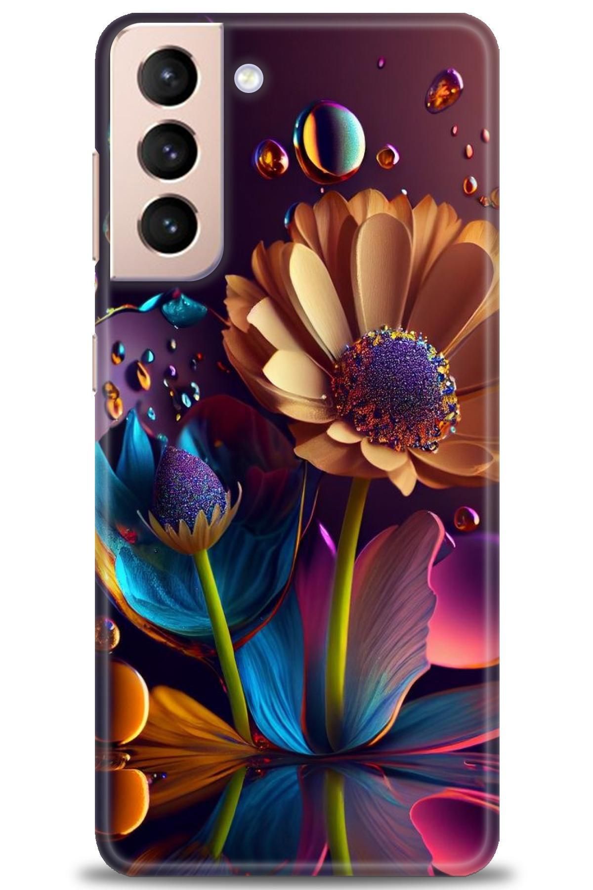 CooperTech Samsung Galaxy S21 Plus İle Uyumlu HD Baskılı Desenli Silikon Kılıf - 350