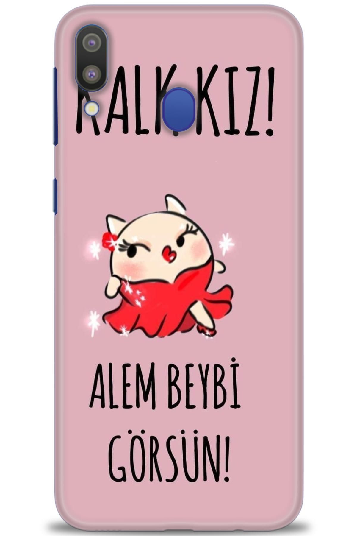 CooperTech Samsung Galaxy M20 İle Uyumlu HD Baskılı Desenli Silikon Kılıf - 206