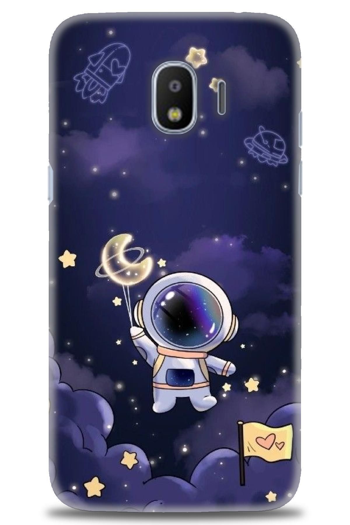 CooperTech Samsung Galaxy J2 Pro 2018 İle Uyumlu HD Baskılı Desenli Silikon Kılıf - 378