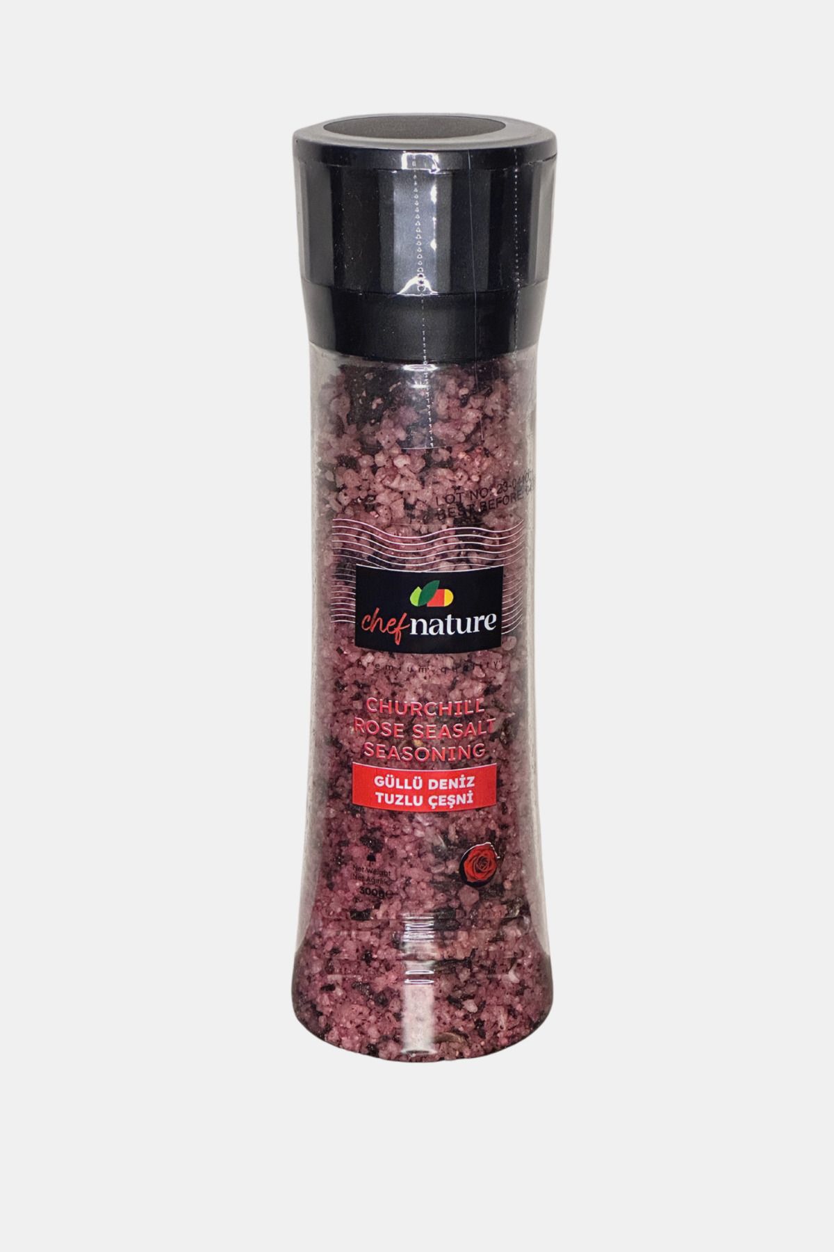 Chef Nature Güllü Öğütme Deniz Tuzu Çeşni 300g Değirmen Kapak