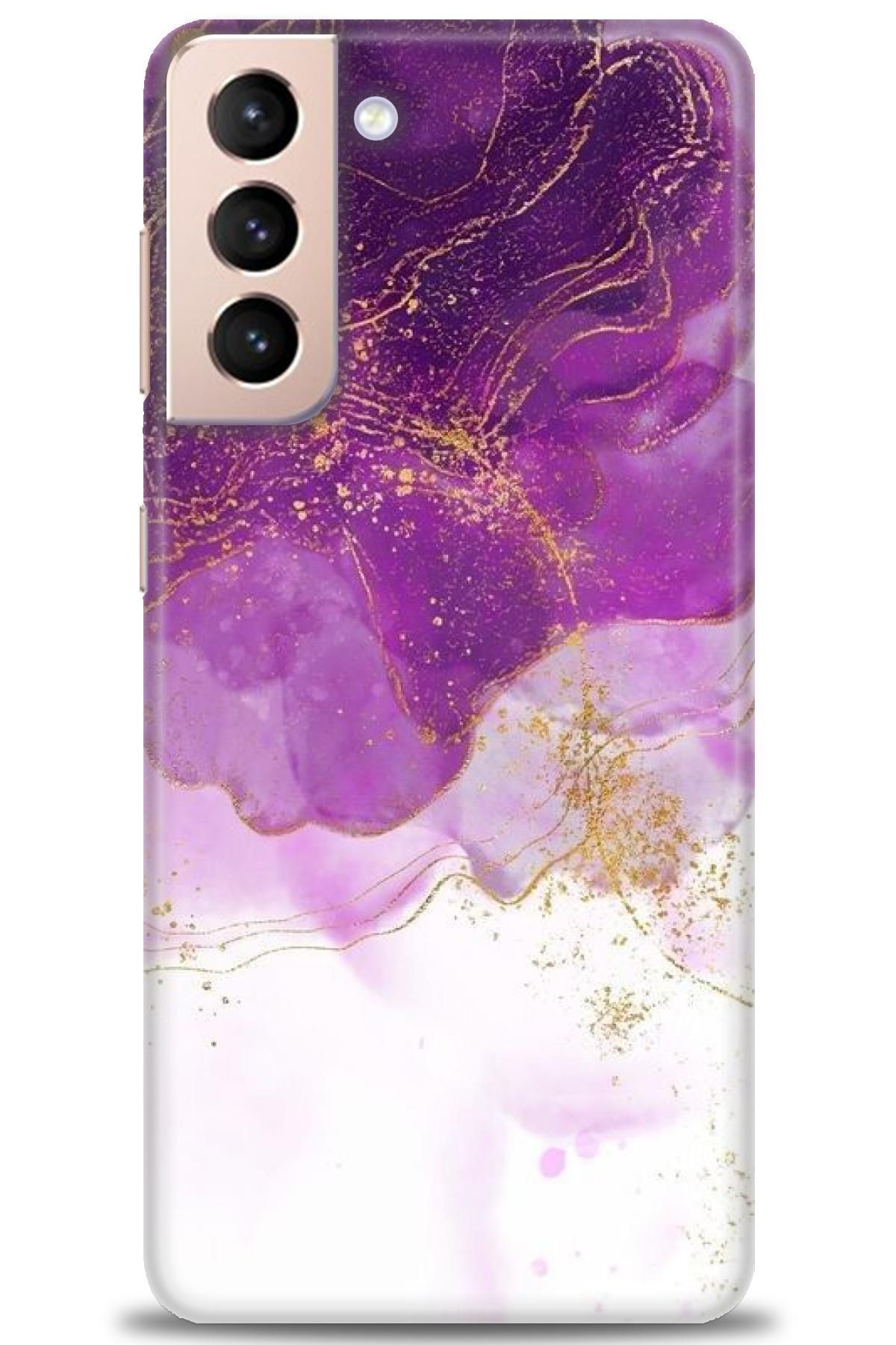 CooperTech Samsung Galaxy S21 Plus İle Uyumlu HD Baskılı Desenli Silikon Kılıf - 404