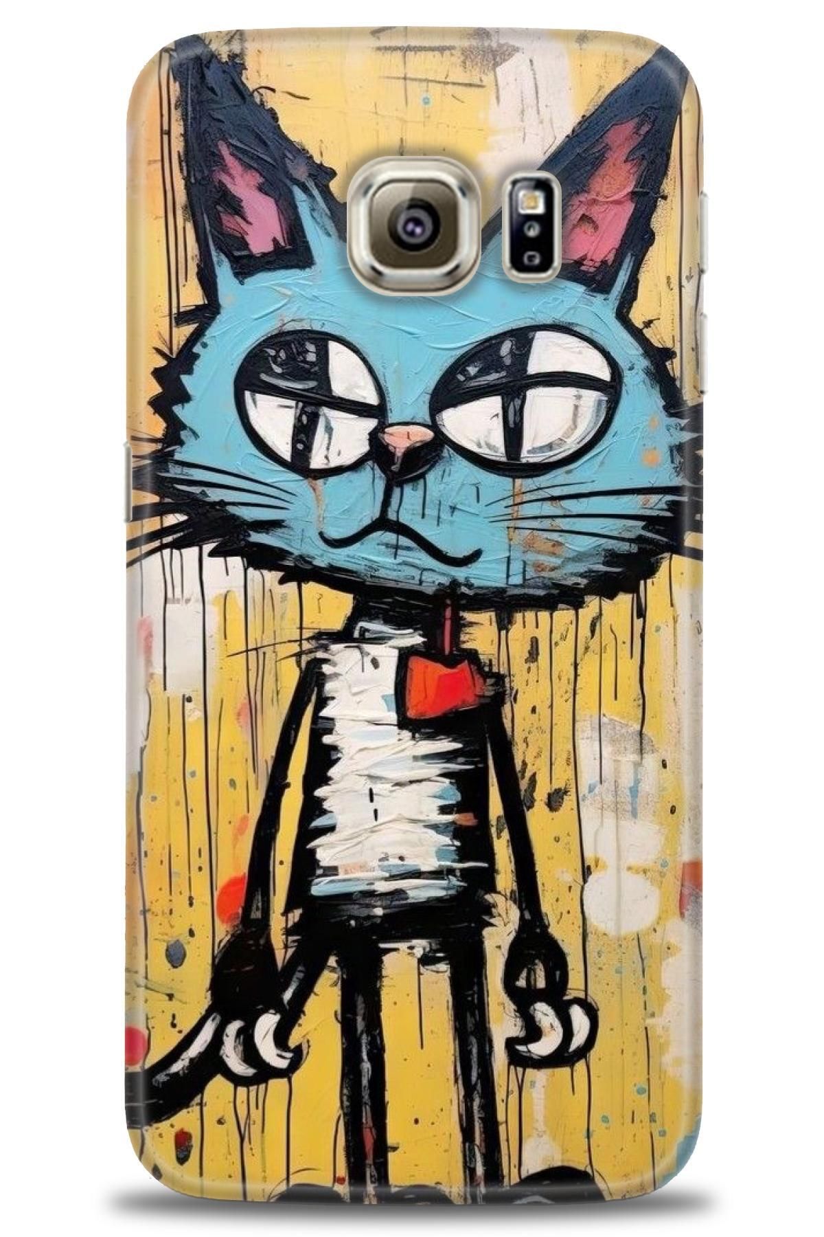 CooperTech Samsung Galaxy S6 İle Uyumlu HD Baskılı Desenli Silikon Kılıf - 279