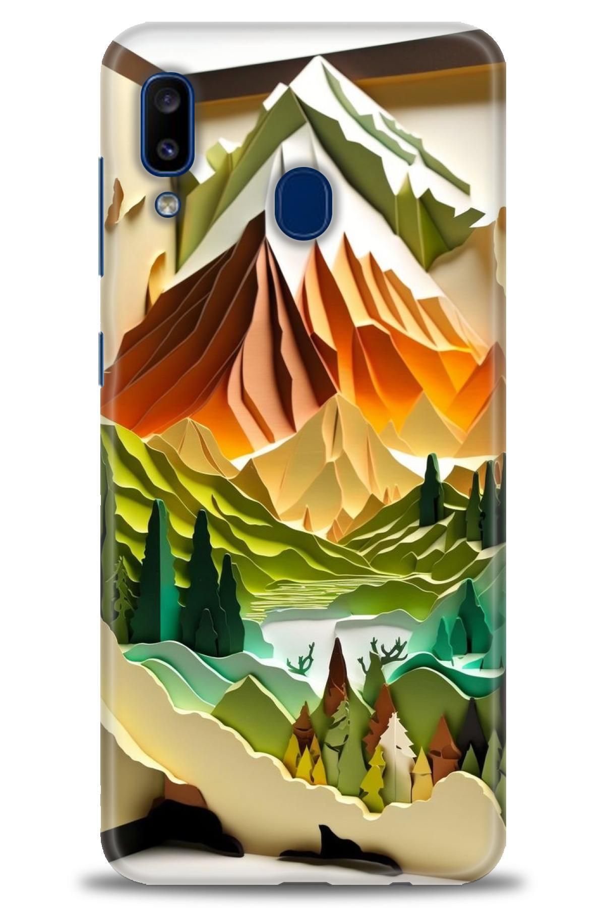 CooperTech Samsung Galaxy A20 İle Uyumlu HD Baskılı Desenli Silikon Kılıf - 620