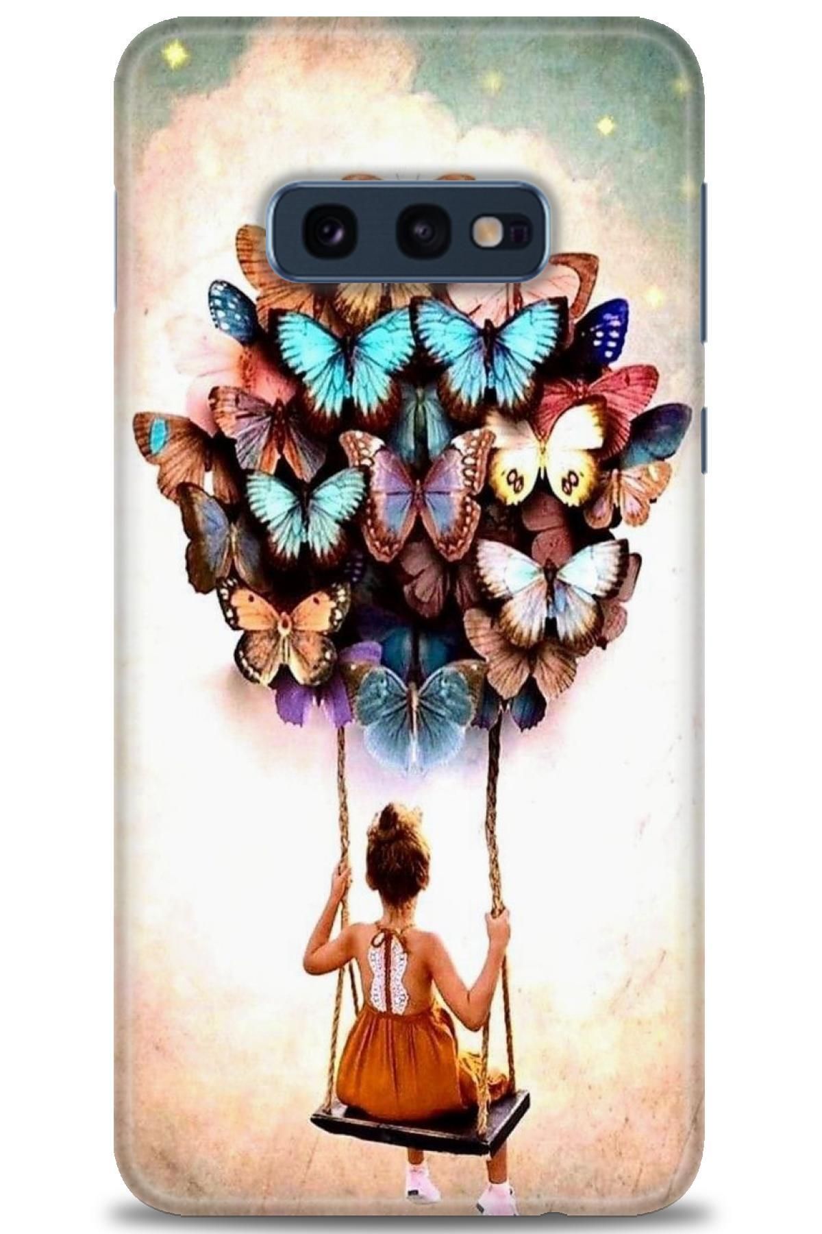 CooperTech Samsung Galaxy S10E İle Uyumlu HD Baskılı Desenli Silikon Kılıf - 729