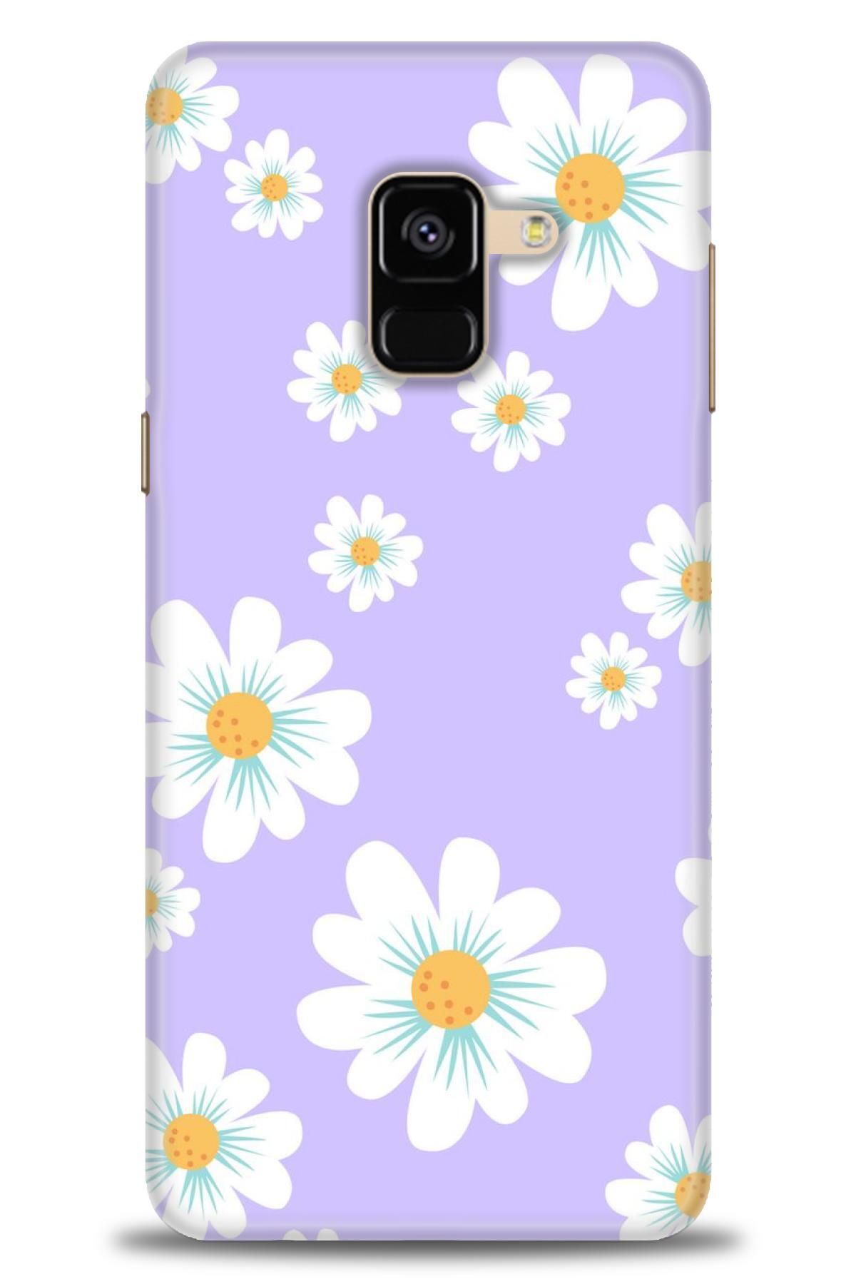 CooperTech Samsung Galaxy A8 2018 İle Uyumlu HD Baskılı Desenli Silikon Kılıf - 314