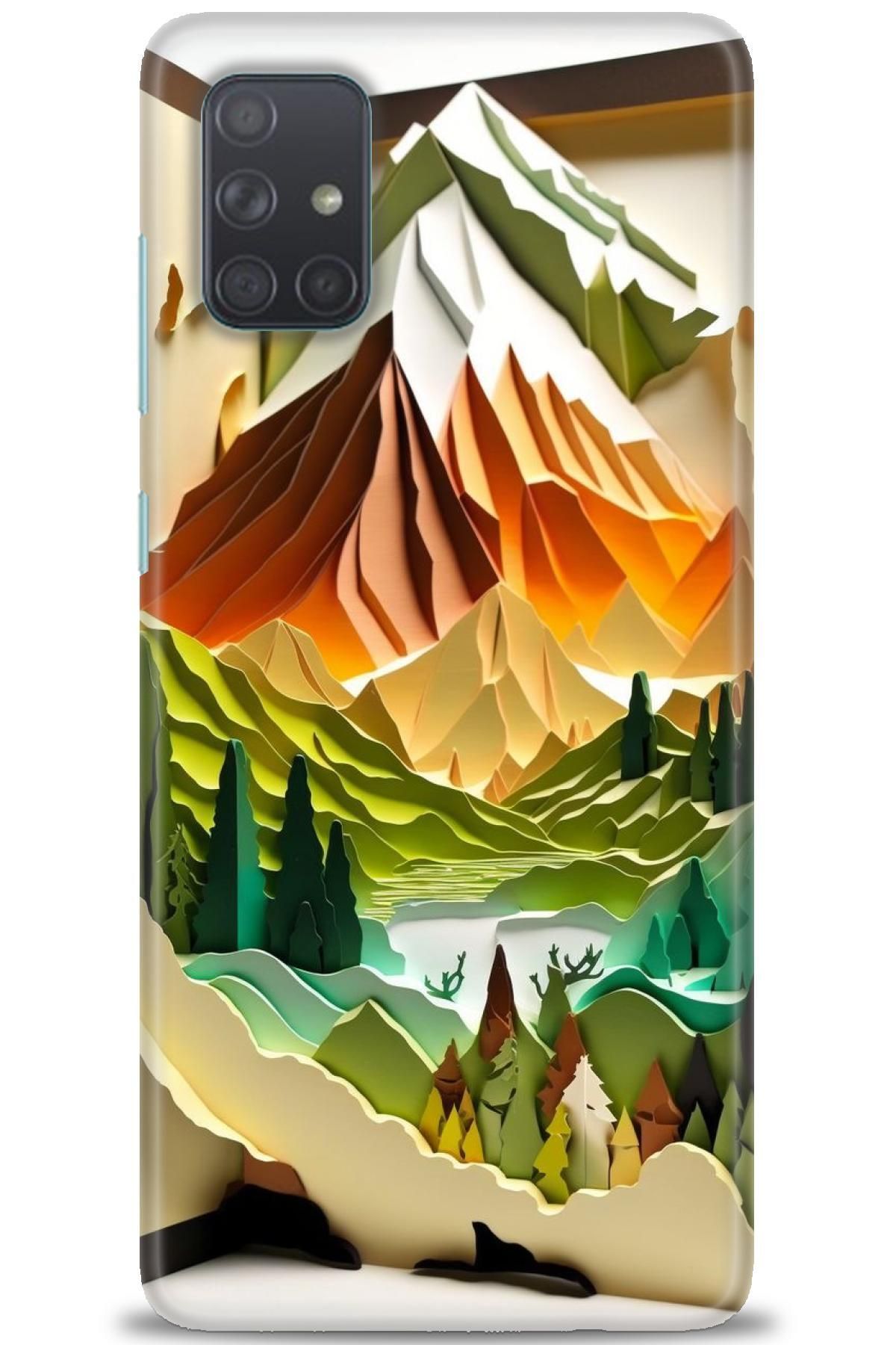 CooperTech Samsung Galaxy A71 İle Uyumlu HD Baskılı Desenli Silikon Kılıf - 620