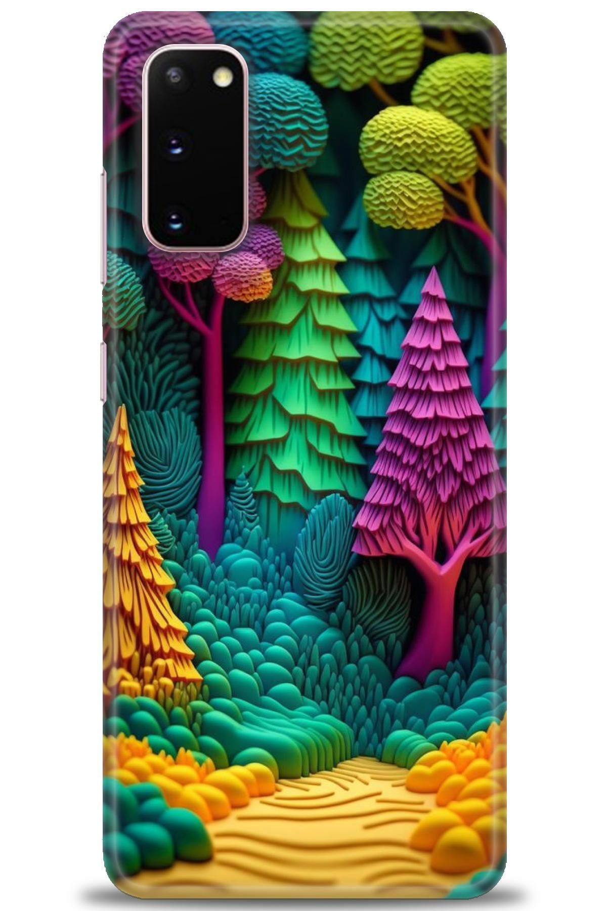 CooperTech Samsung Galaxy S20 İle Uyumlu HD Baskılı Desenli Silikon Kılıf - 846