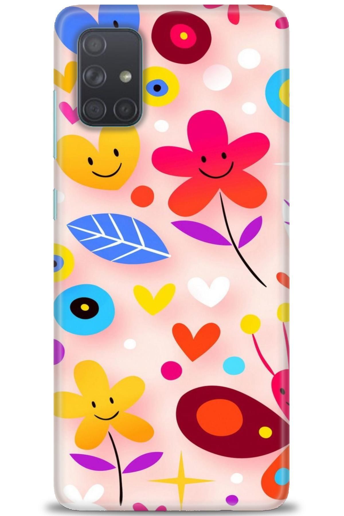 CooperTech Samsung Galaxy A51 İle Uyumlu HD Baskılı Desenli Silikon Kılıf - 819