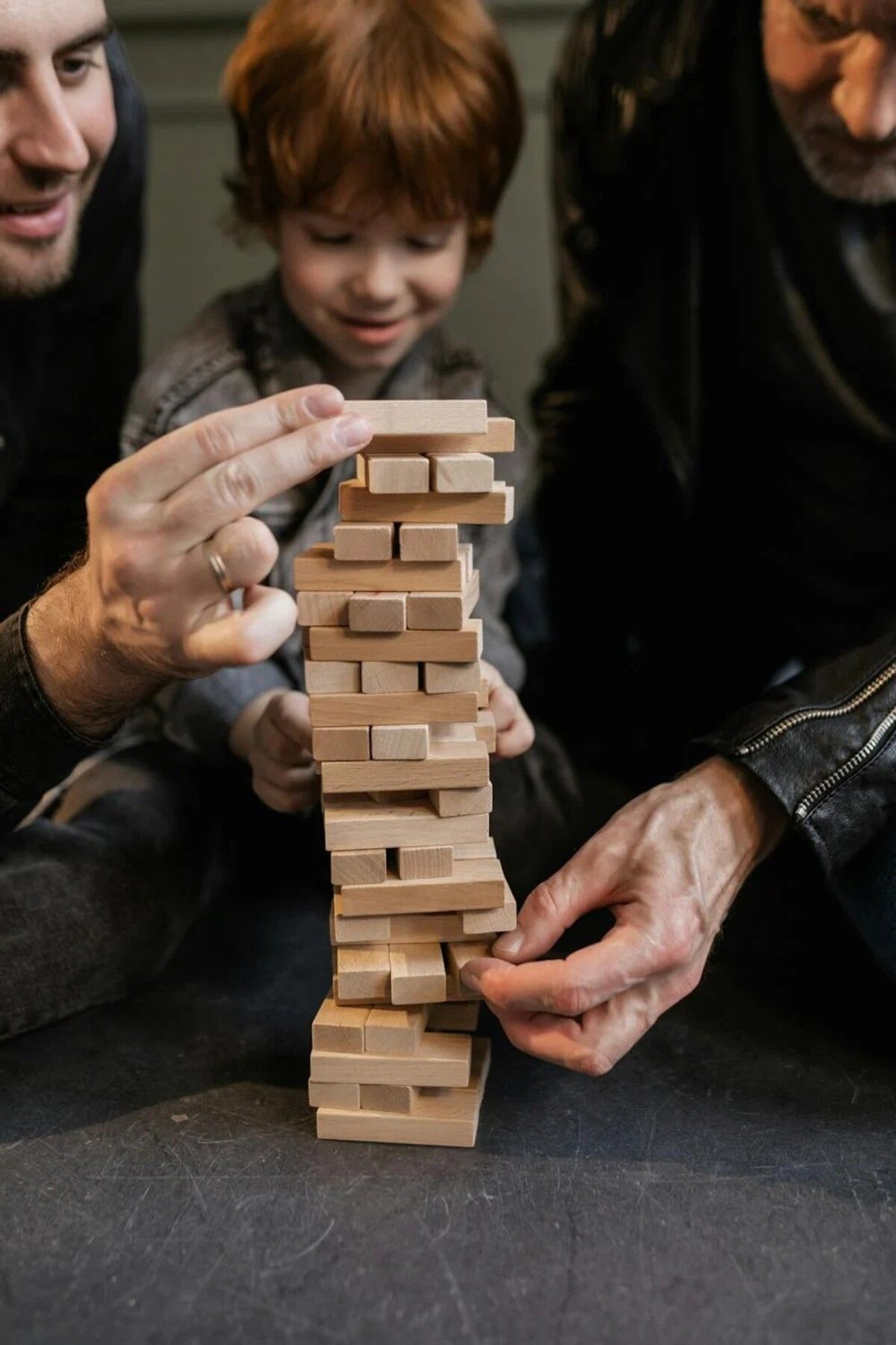 BuMeria 54 Parça Büyük boy %100 Doğal Ahşap (Cezalı) Denge ve strateji oyunu Jenga Domino