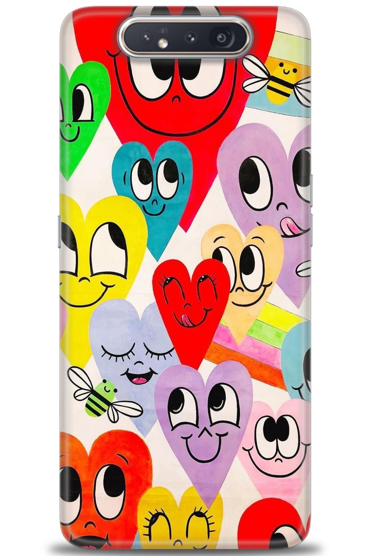 CooperTech Samsung Galaxy A80 İle Uyumlu HD Baskılı Desenli Silikon Kılıf - 1