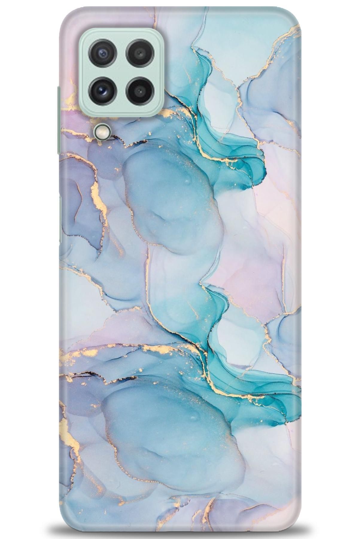CooperTech Samsung Galaxy M32 İle Uyumlu HD Baskılı Desenli Silikon Kılıf - 215