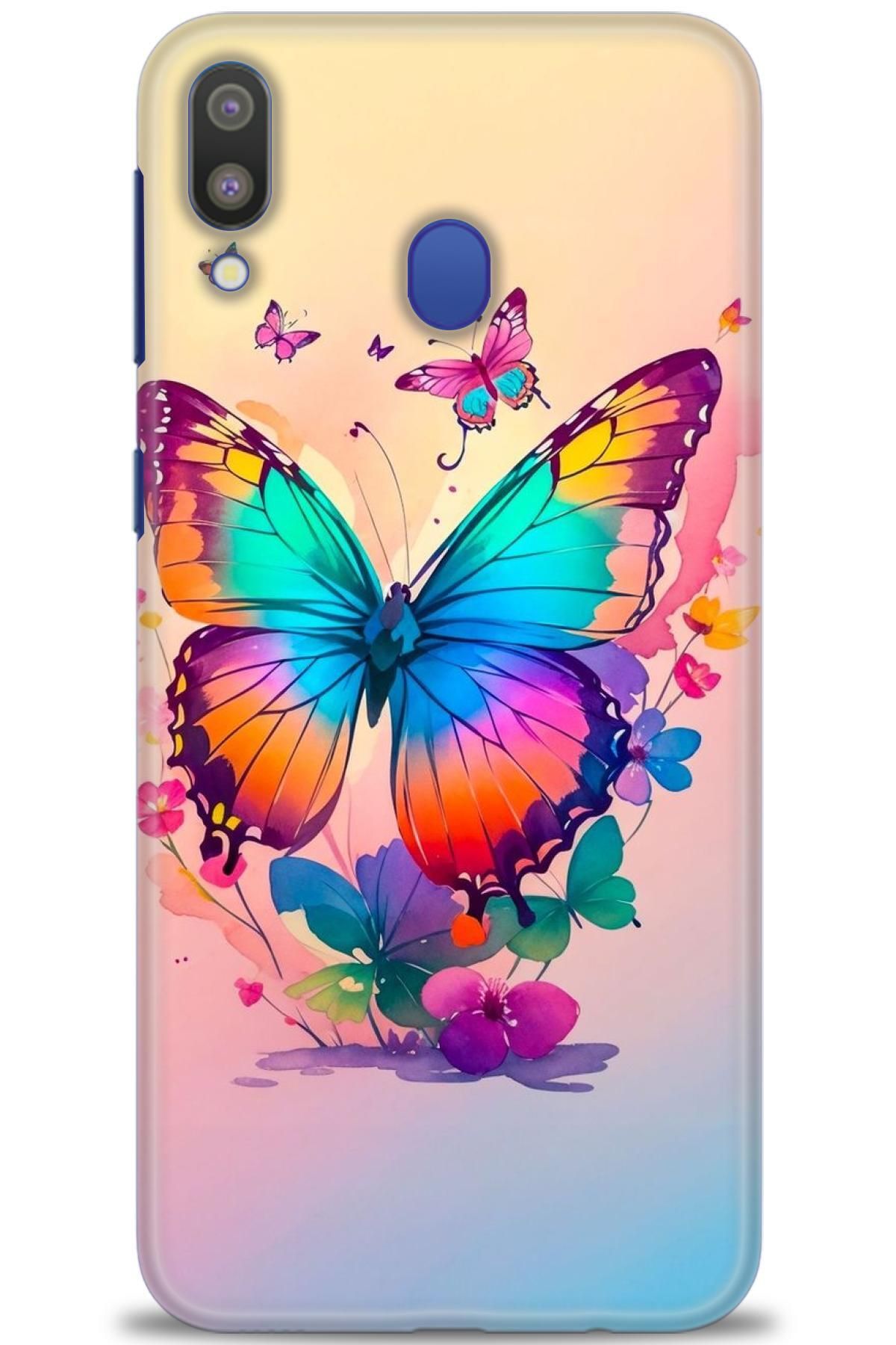 CooperTech Samsung Galaxy M20 İle Uyumlu HD Baskılı Desenli Silikon Kılıf - 189