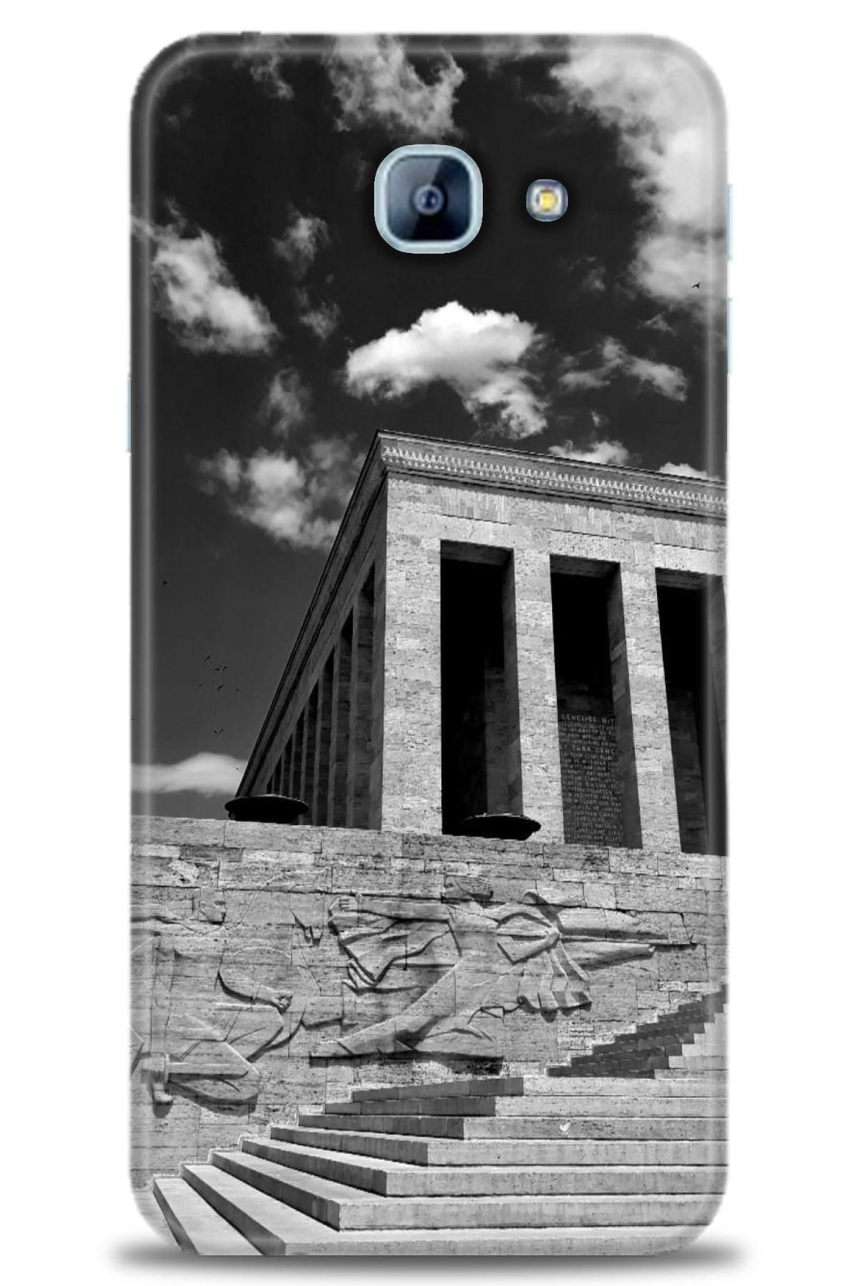 CooperTech Samsung Galaxy A8 2016 İle Uyumlu HD Baskılı Desenli Silikon Kılıf - 783