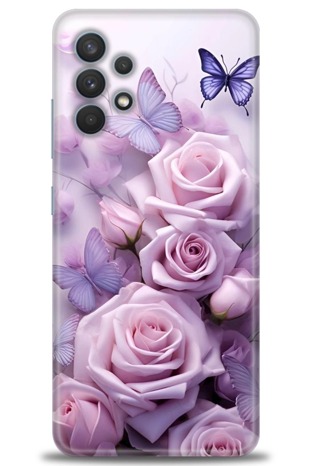 CooperTech Samsung Galaxy A32 İle Uyumlu HD Baskılı Desenli Silikon Kılıf - 530