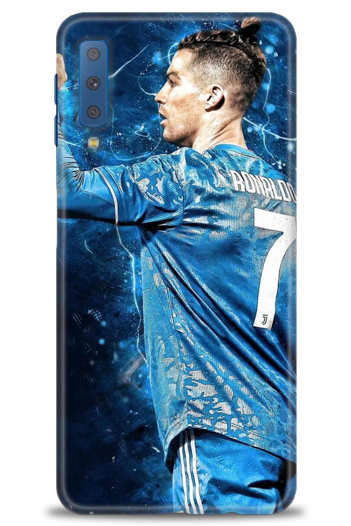 CooperTech Samsung Galaxy A7 2018 İle Uyumlu HD Baskılı Desenli Silikon Kılıf - 864