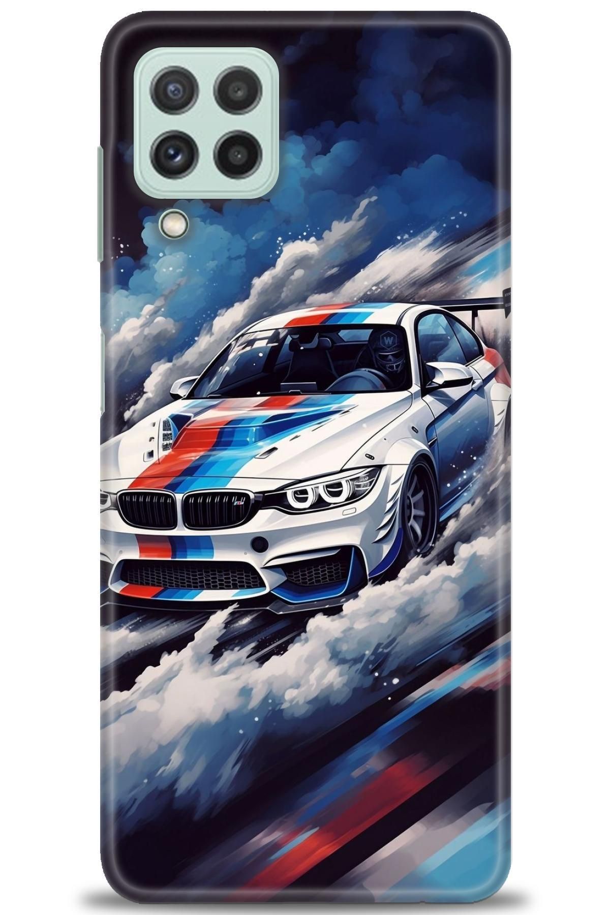 CooperTech Samsung Galaxy A22 İle Uyumlu HD Baskılı Desenli Silikon Kılıf - 981