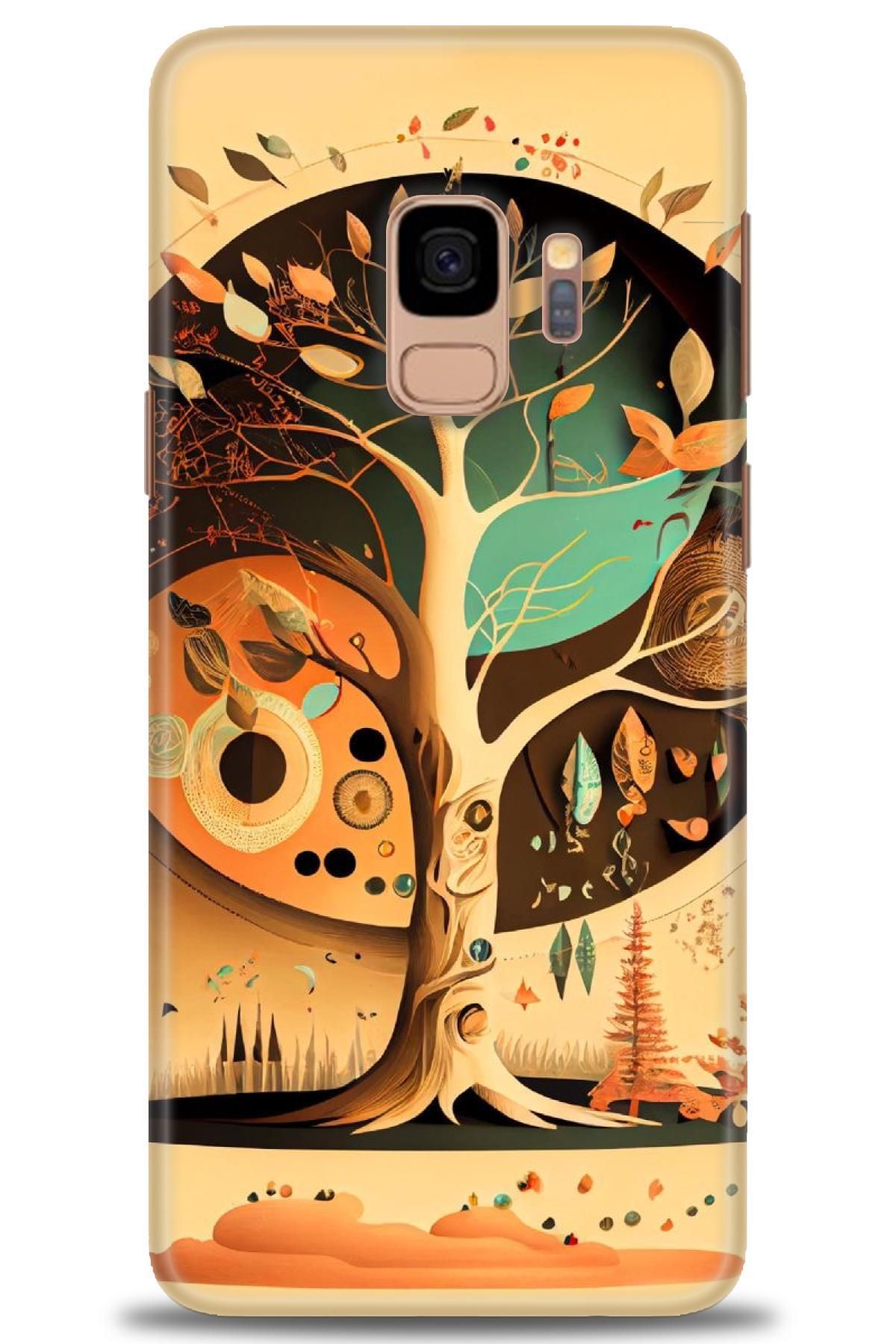 CooperTech Samsung Galaxy S9 İle Uyumlu HD Baskılı Desenli Silikon Kılıf - 882